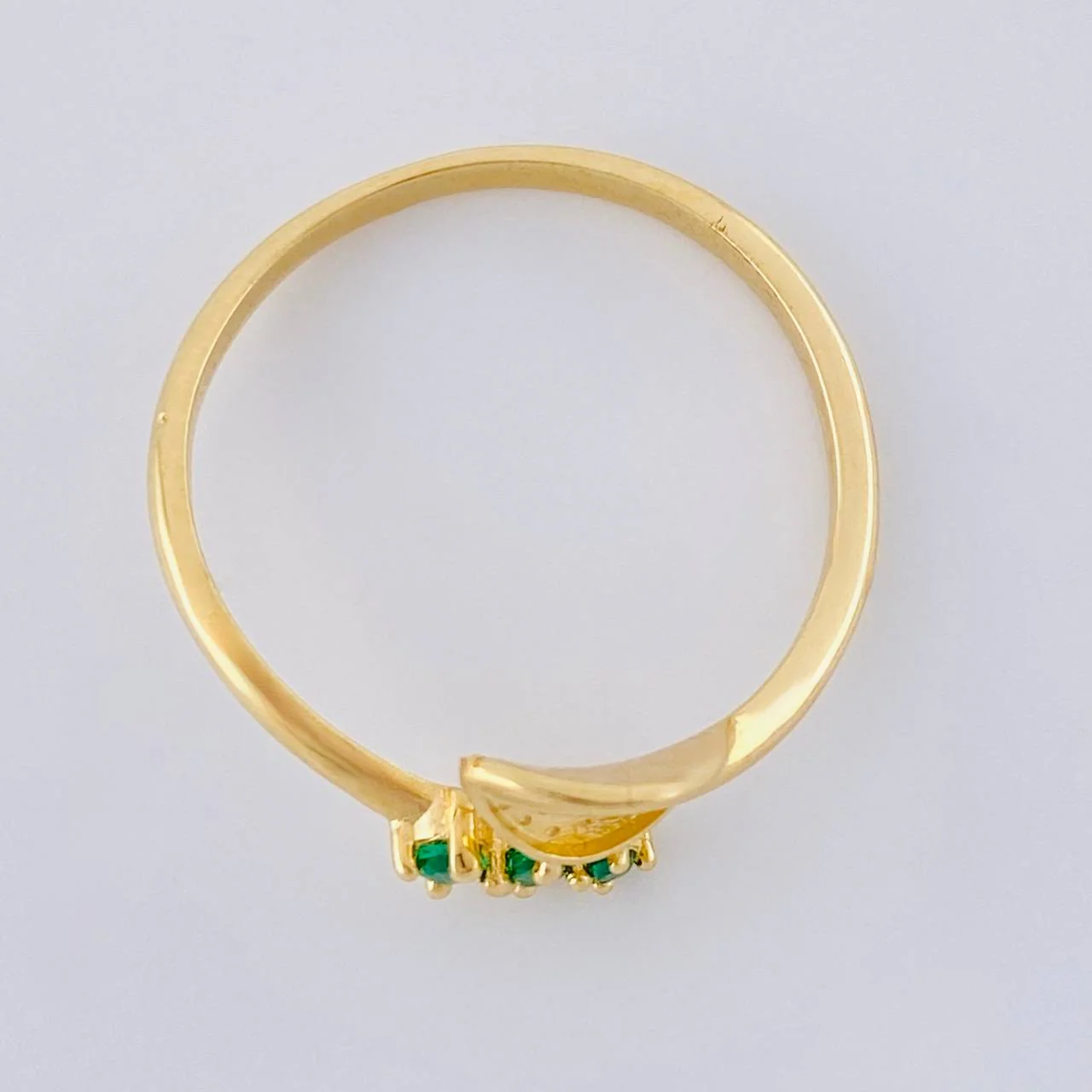 Anillo Hoja De Cafe 1.75 g / T7 1/4 Oro Amarillo 18K - Image 3