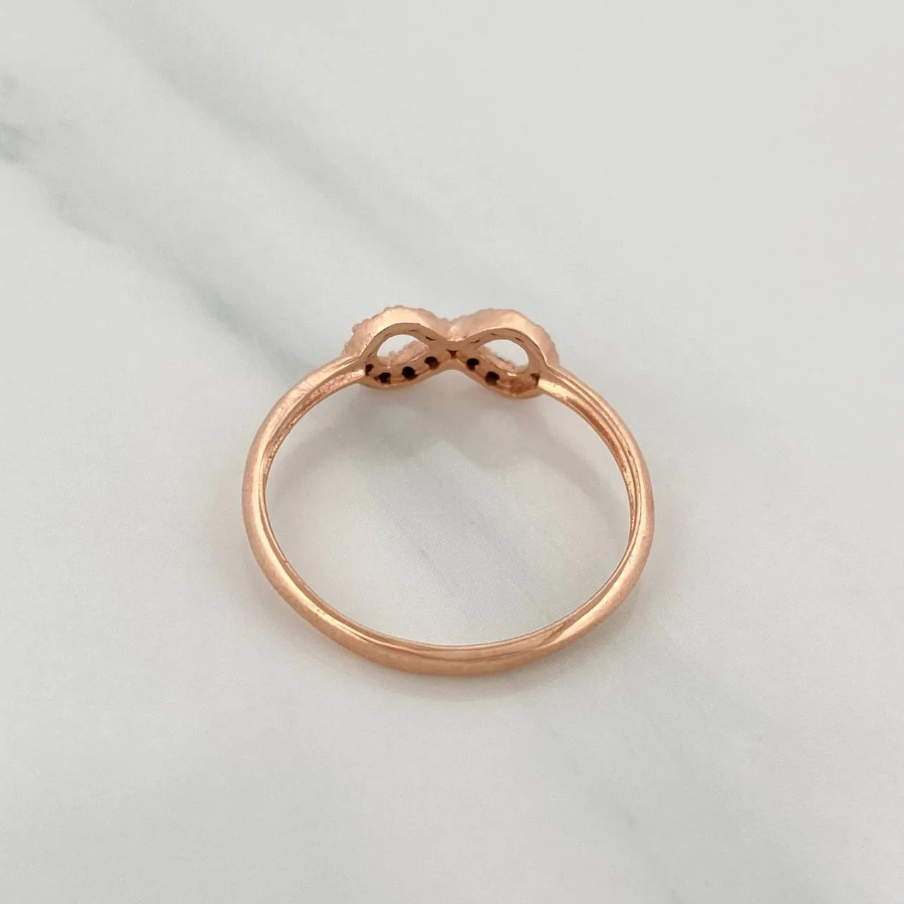 Anillo Infinito 1.2gr / T6 1/4 / Oro Rosa 18K $ - Image 3