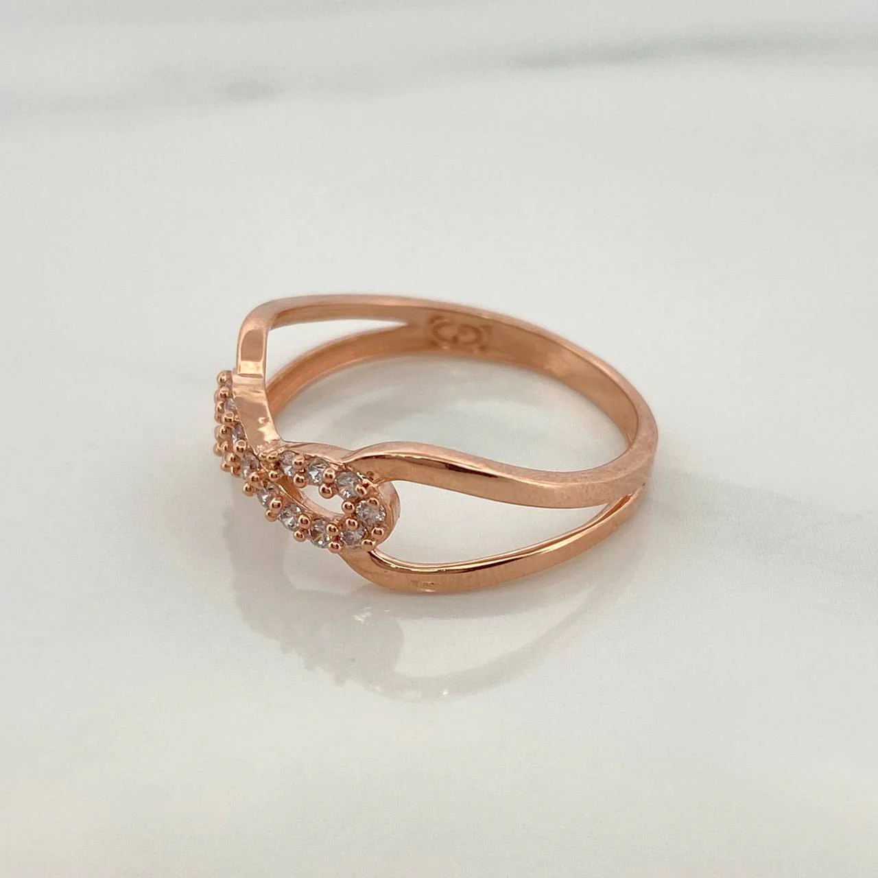Anillo Infinito 1.95gr / T5 3/4 / Oro Rosa 18K % - Image 2