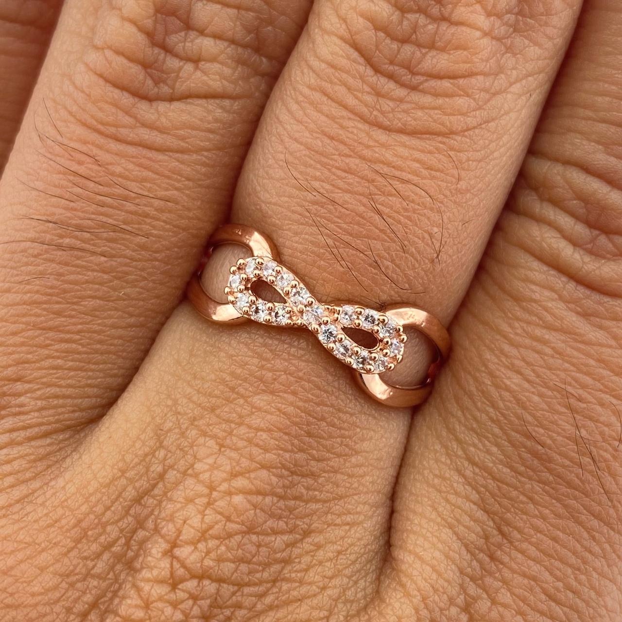 Anillo Infinito 1.95gr / T5 3/4 / Oro Rosa 18K % - Image 5