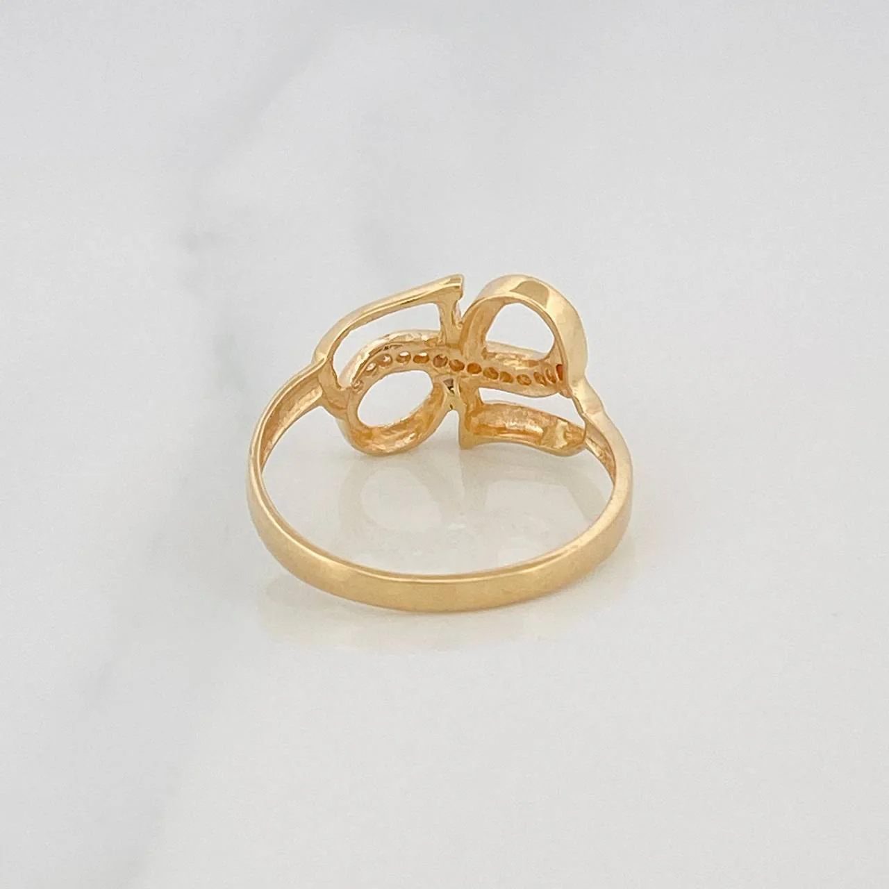 Anillo Infinito 2.35g / T7 Oro Amarillo 18K - Image 3