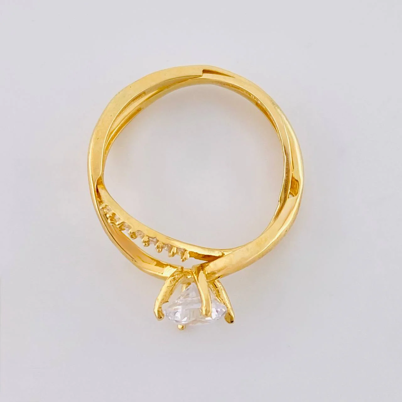 Anillo Infinito Entrelazados 2.4 g / T6 1/4 Oro Amarillo 18K - Image 3