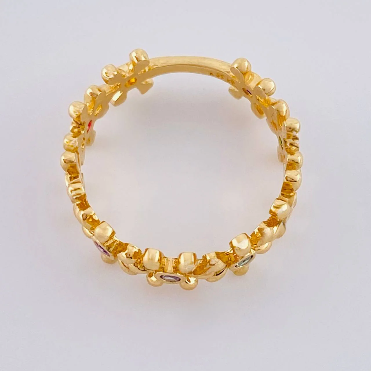 Anillo Jardin Dorado 3.2 g / T6 Oro Amarillo 18K - Image 3
