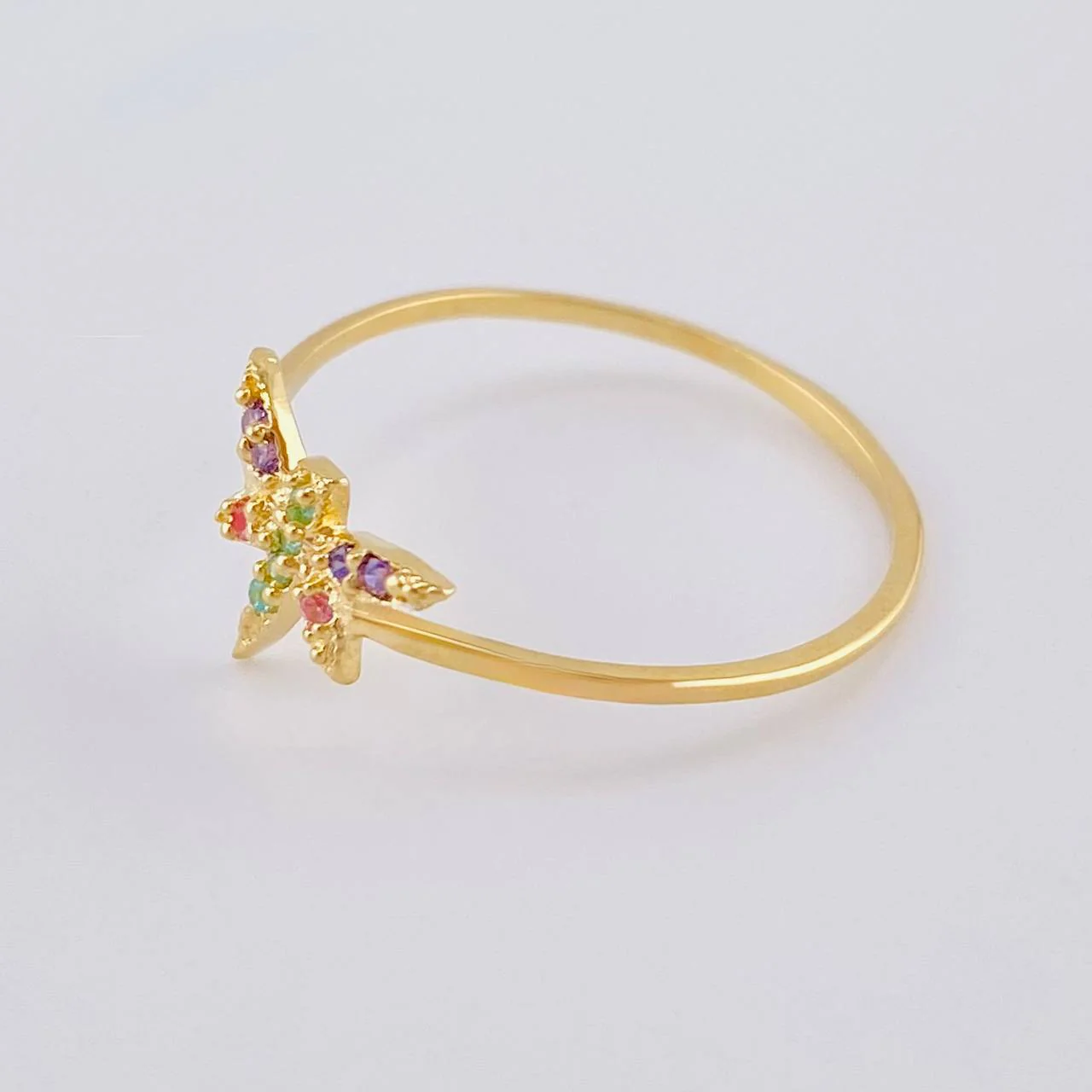 Anillo Libelula 0.95 g / T5 Oro Amarillo 18K - Image 2