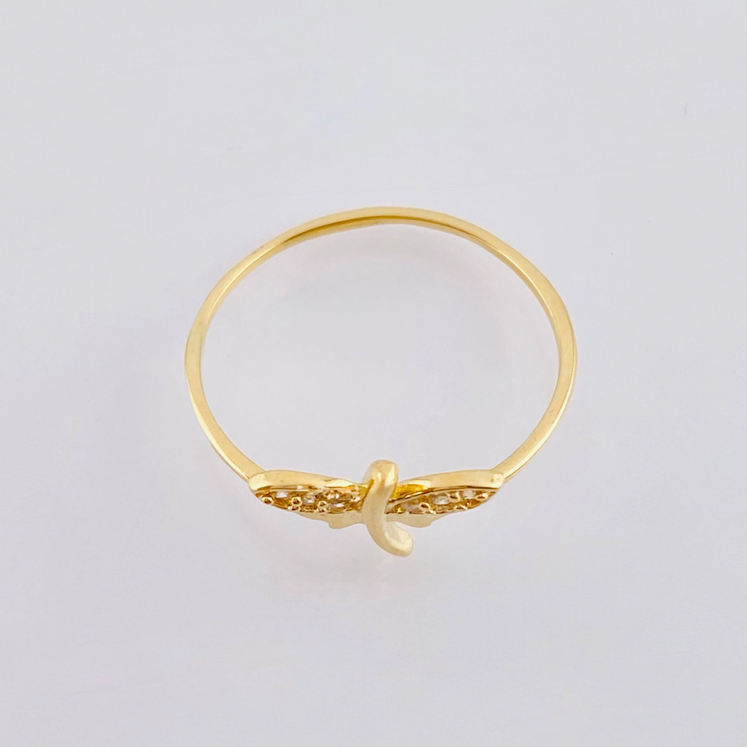 Anillo Libelula 1.1 g / T7 1/2 Oro Amarillo 18K - Image 3
