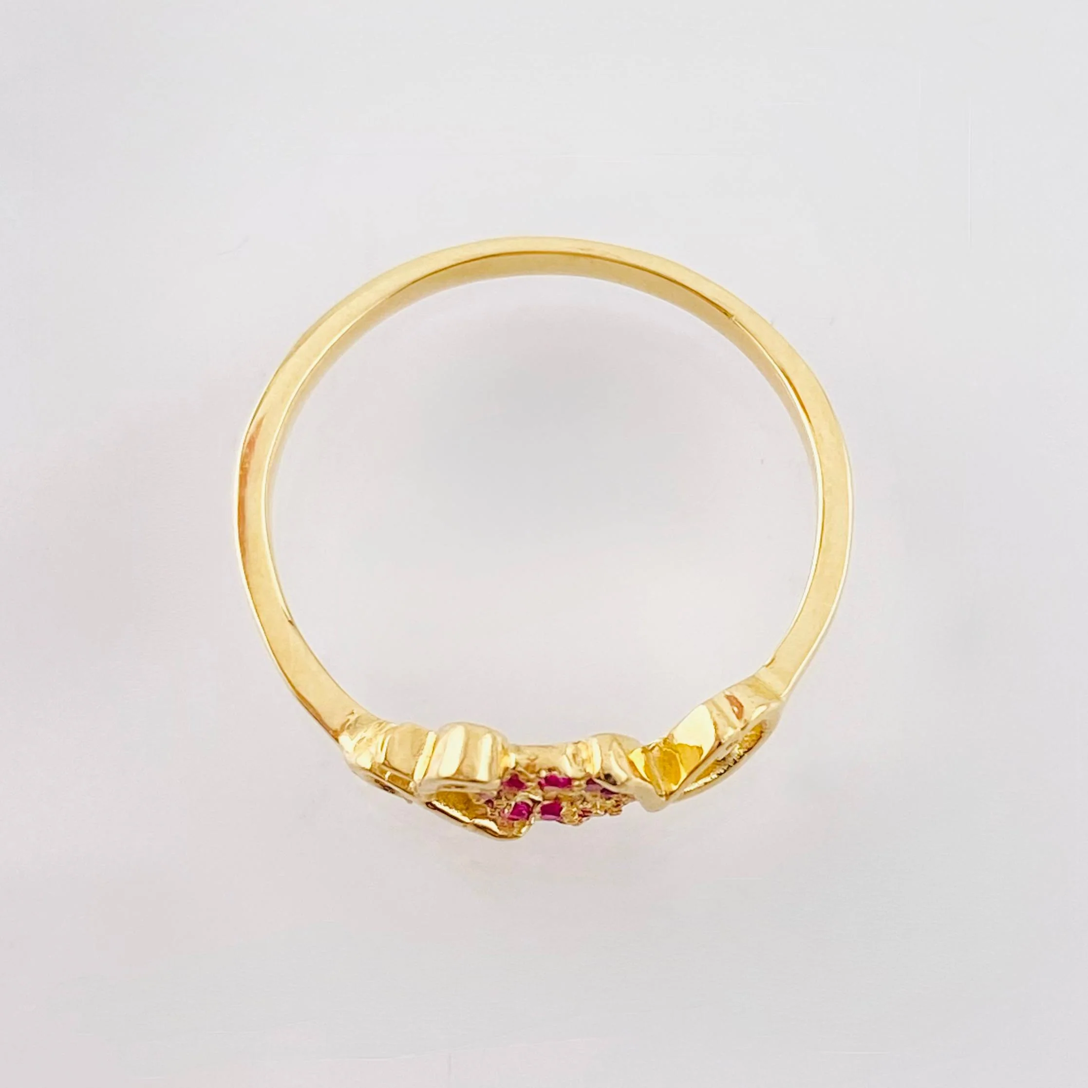 Anillo Love 1.8gr / T7 1/4 / Oro Amarillo 18K - Image 3