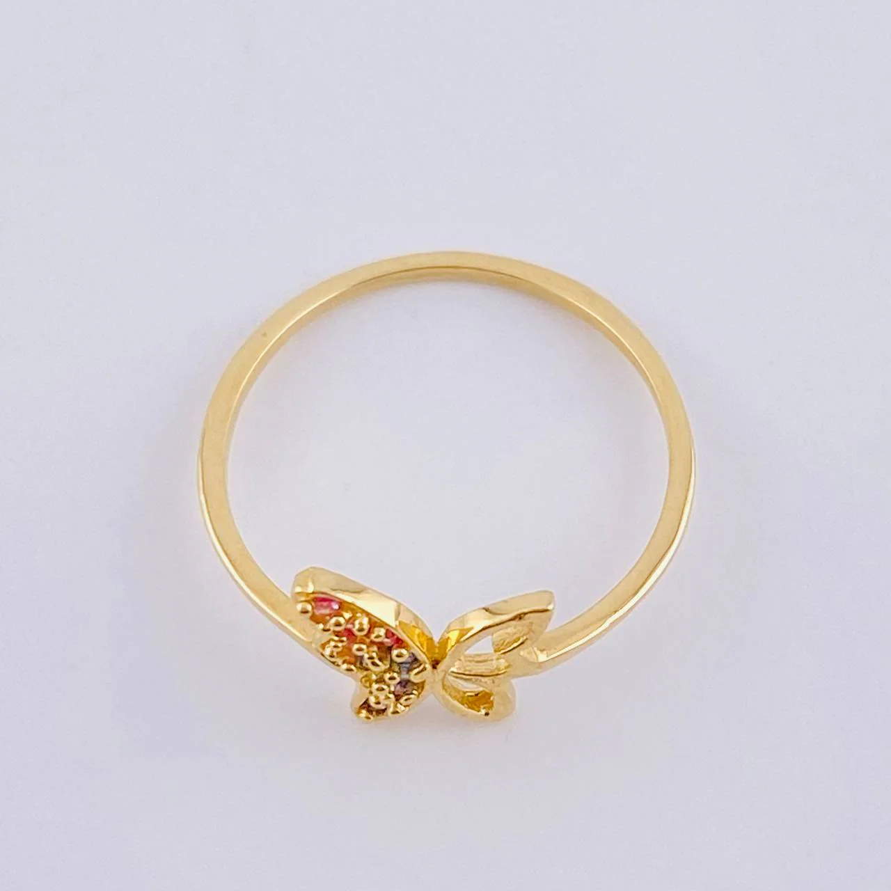 Anillo Mariposa 1 g / T4 1/2 Oro Amarillo 18K - Image 3