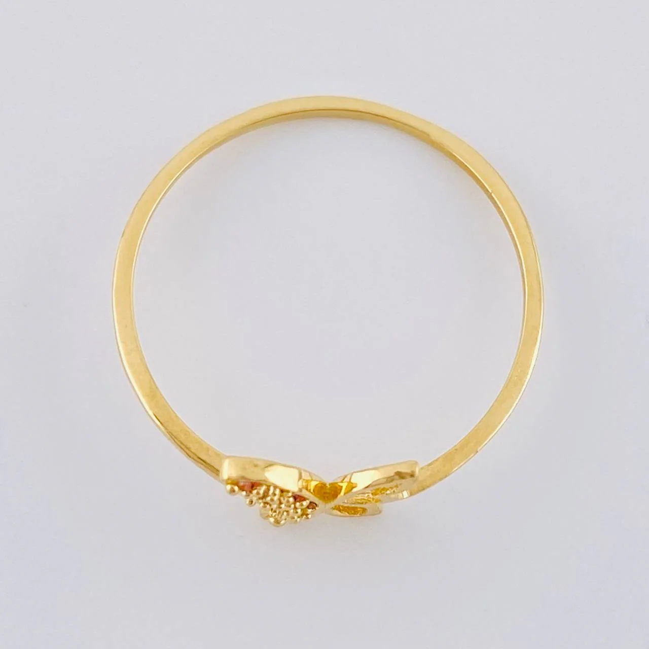 Anillo Mariposa Silueta 1.1 g / T8 Oro Amarillo 18K - Image 3