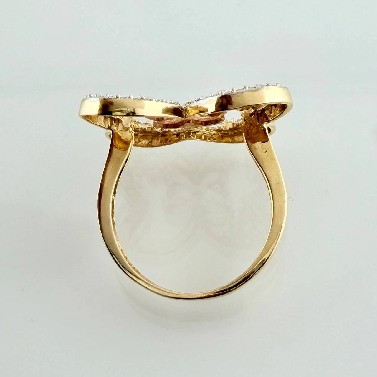 Anillo Mariposas Silueta 4.7gr / T6 3/4 / Tres Oros 18K % - Image 5
