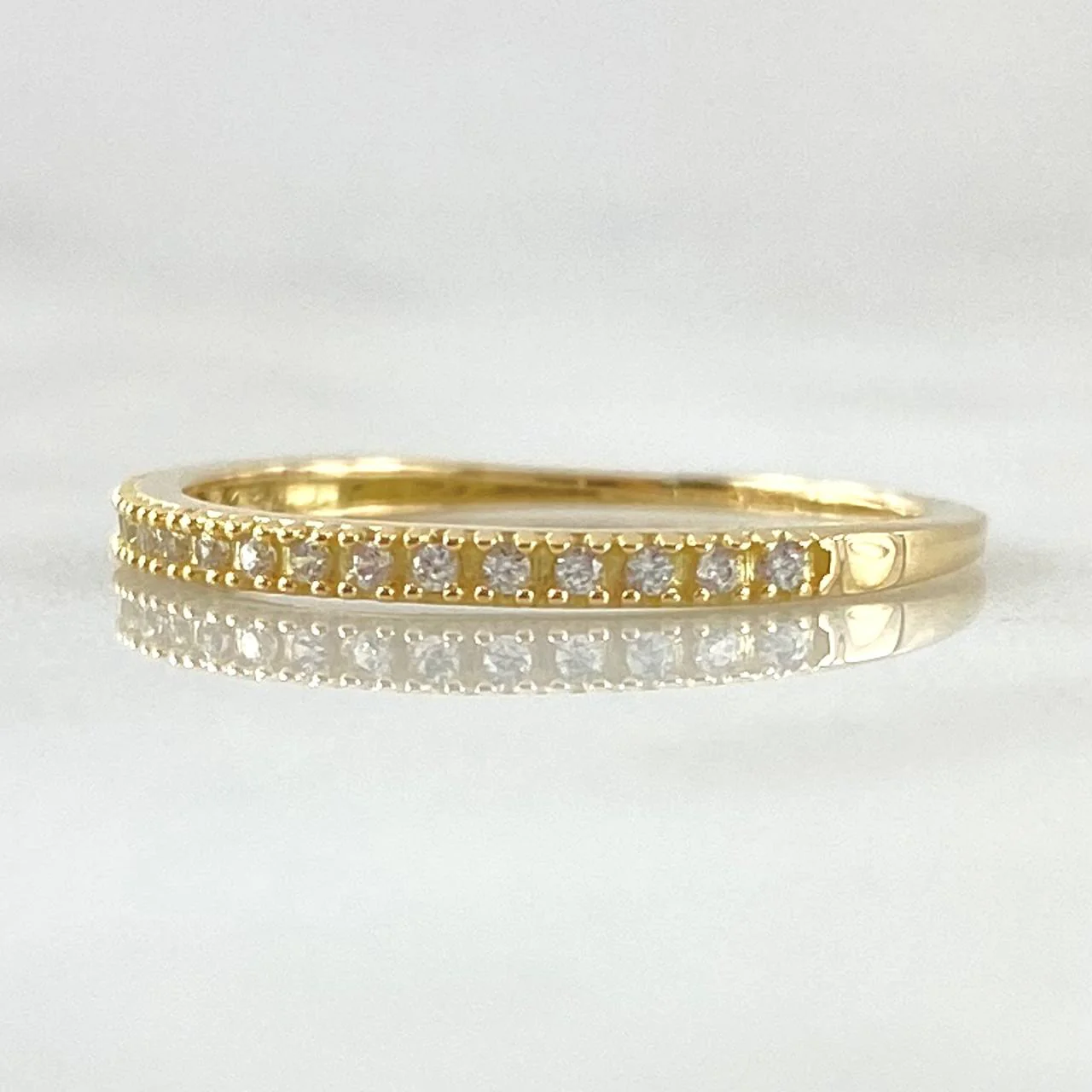 Anillo Media Churumbela 1.05g / T6 1/4 Oro Amarillo 18K - Image 3