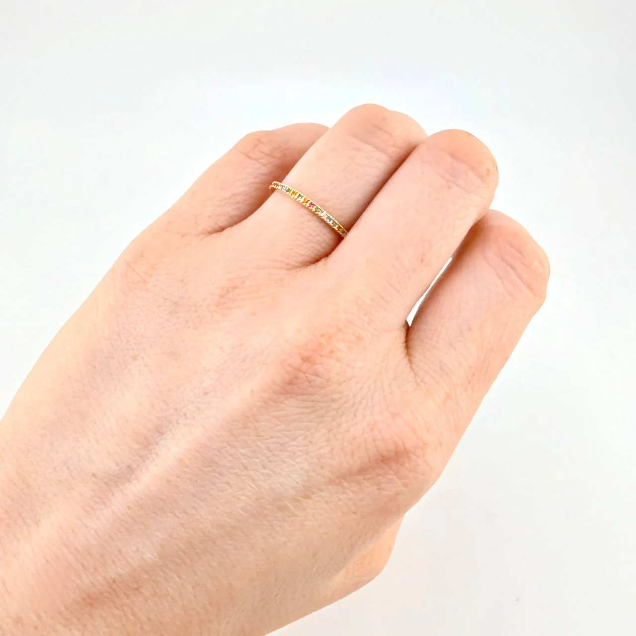 Anillo Media Churumbela 1g / T6 1/2 Oro Amarillo 18K - Image 4