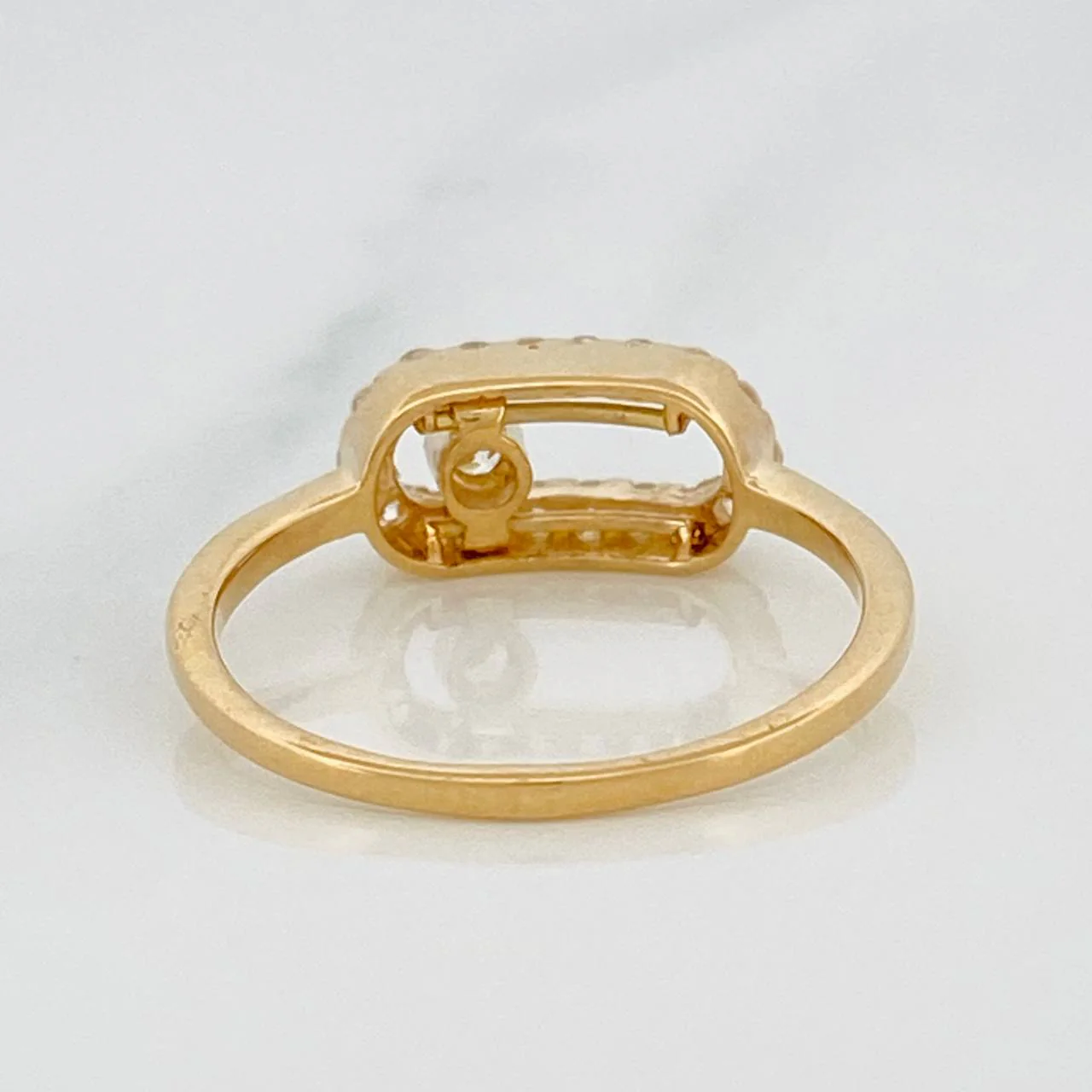 Anillo MSK 2.35gr / T6 1/2 / Oro Amarillo 18K % - Image 3
