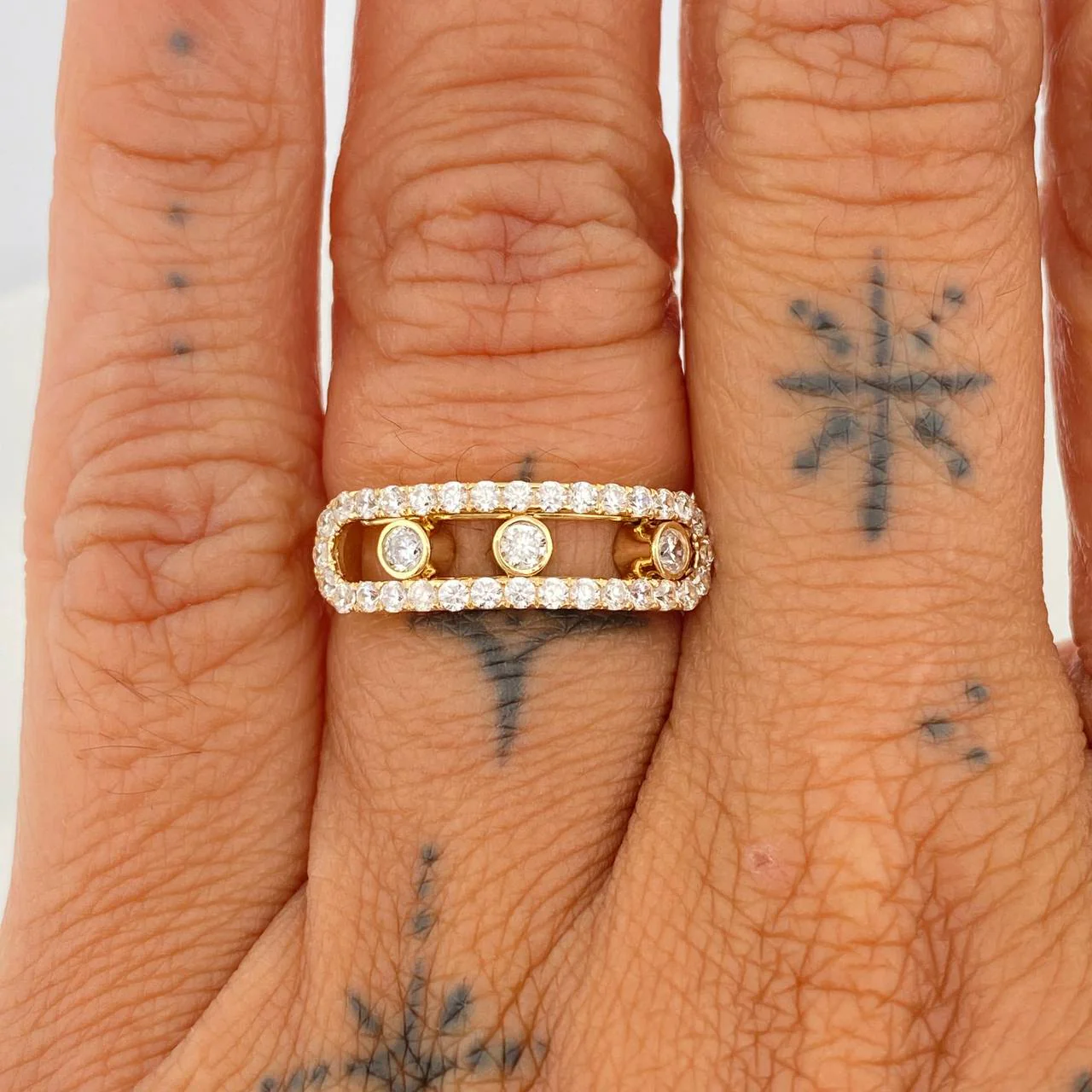 Anillo MSK 3.45gr / T6 / Oro Amarillo 18K % - Image 5