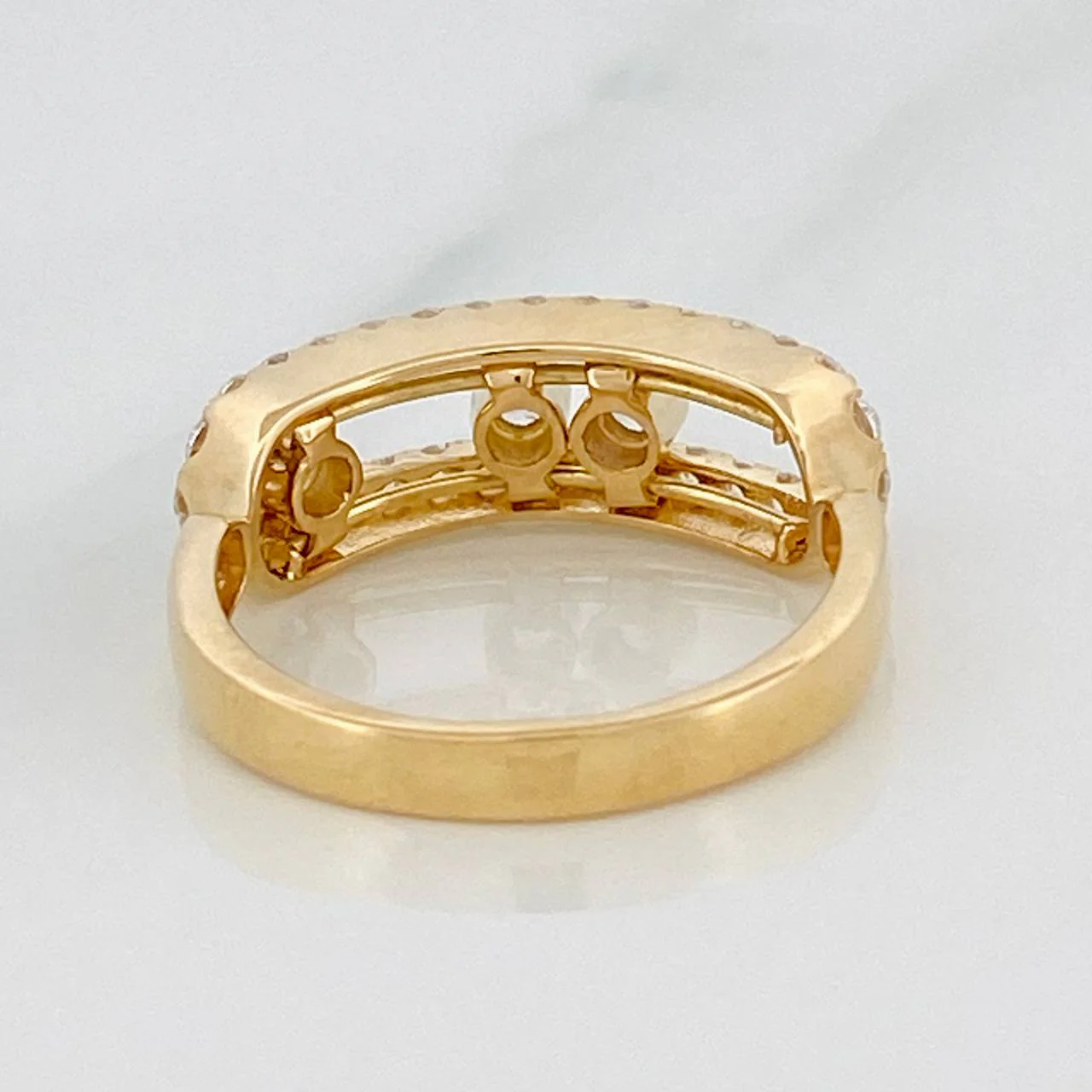 Anillo Msk 3.4gr / T7 1/2 / Oro Amarillo 18K - Image 2