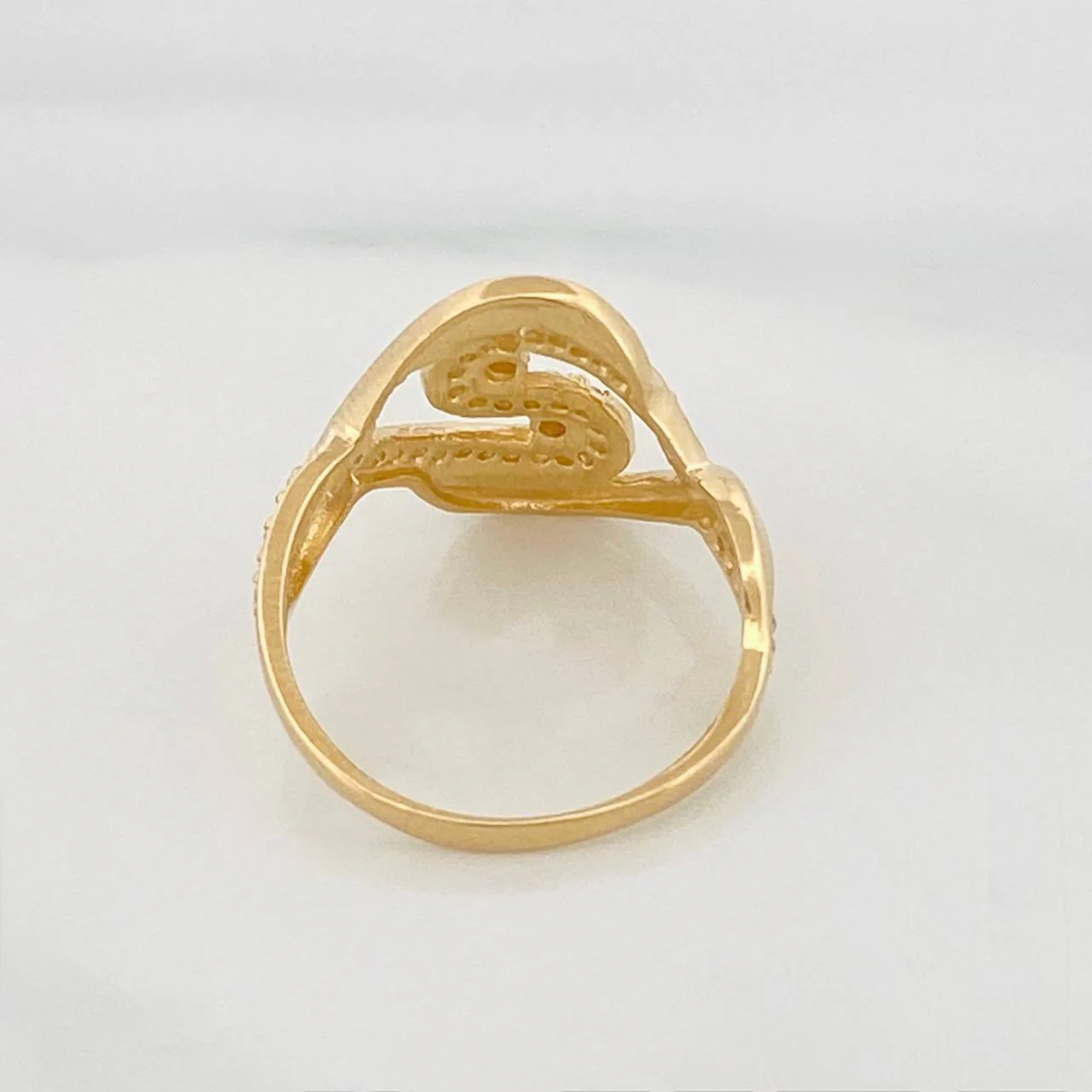 Anillo Olas Cruzadas 2.9g / T6 Oro Amarillo 18K - Image 4
