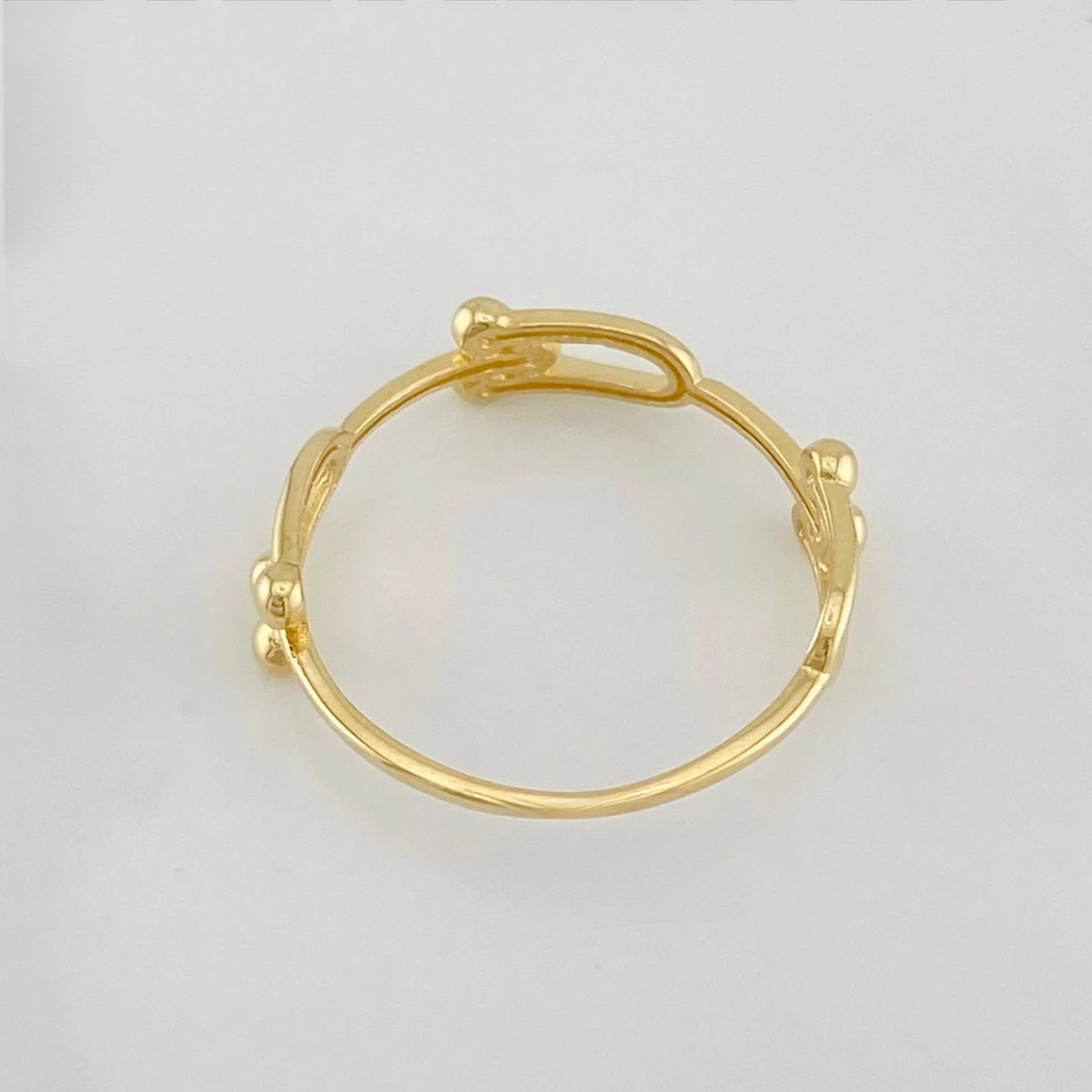 Anillo Orbita 1.55g / T7 Oro Amarillo 18K - Image 4