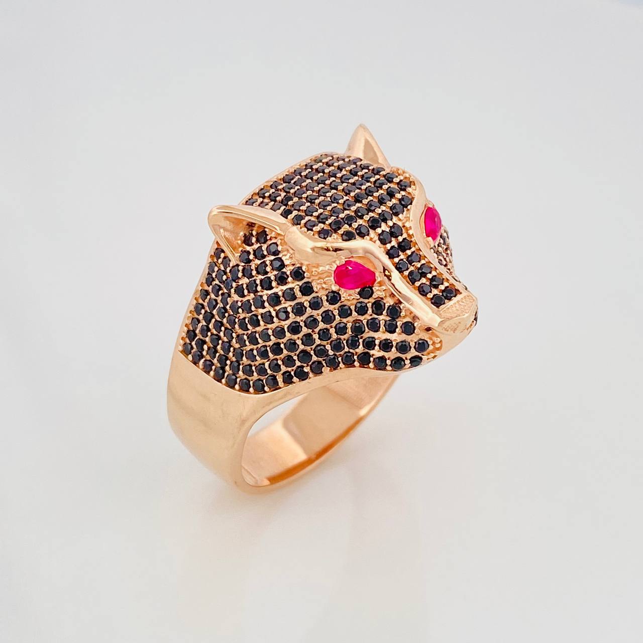 Anillo Pantera 9.7g / T10 3/4 Oro Rosa 18K - Image 2
