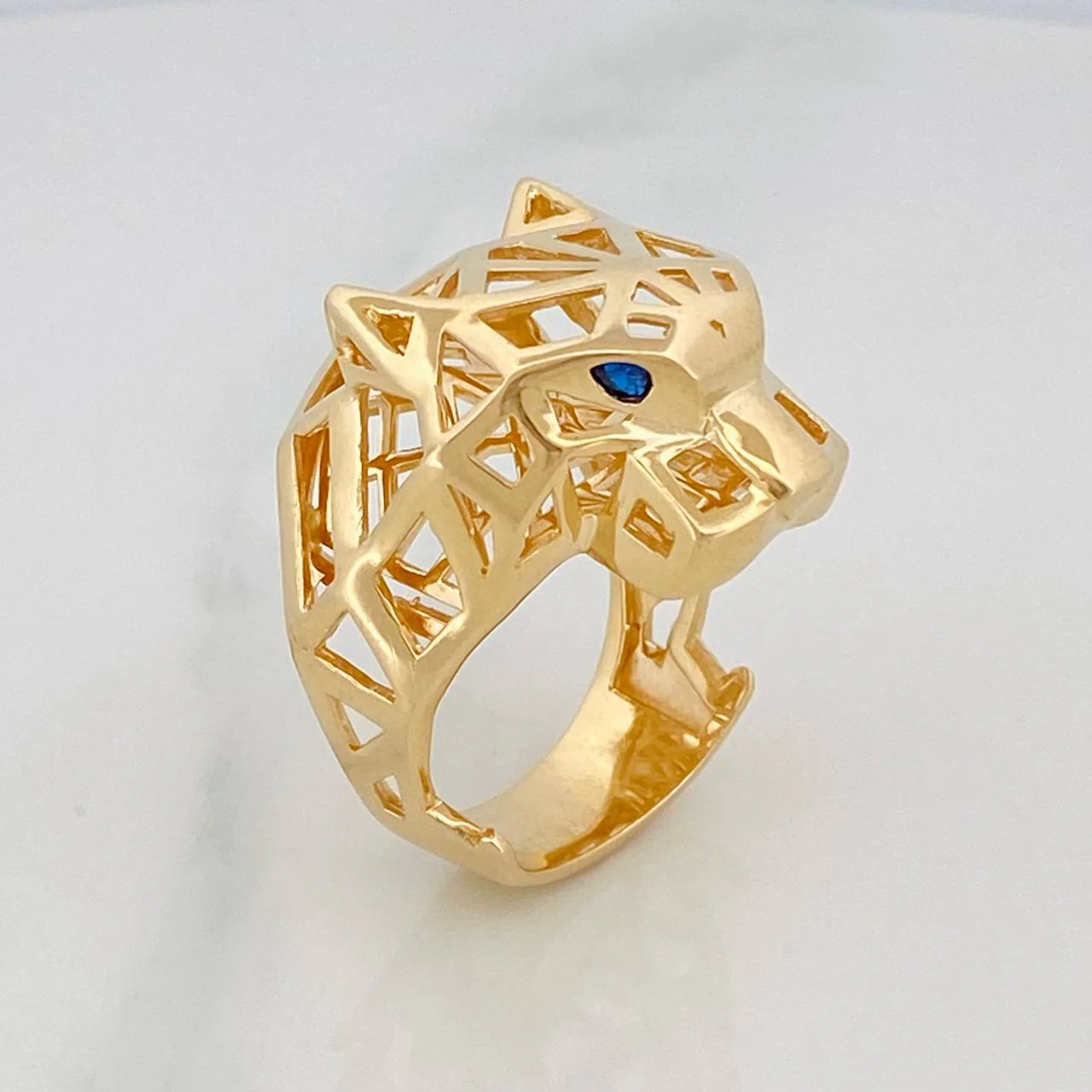 Anillo Pantera Filigrana 13.35g / T10 3/4 Oro Amarillo 18K - Image 2