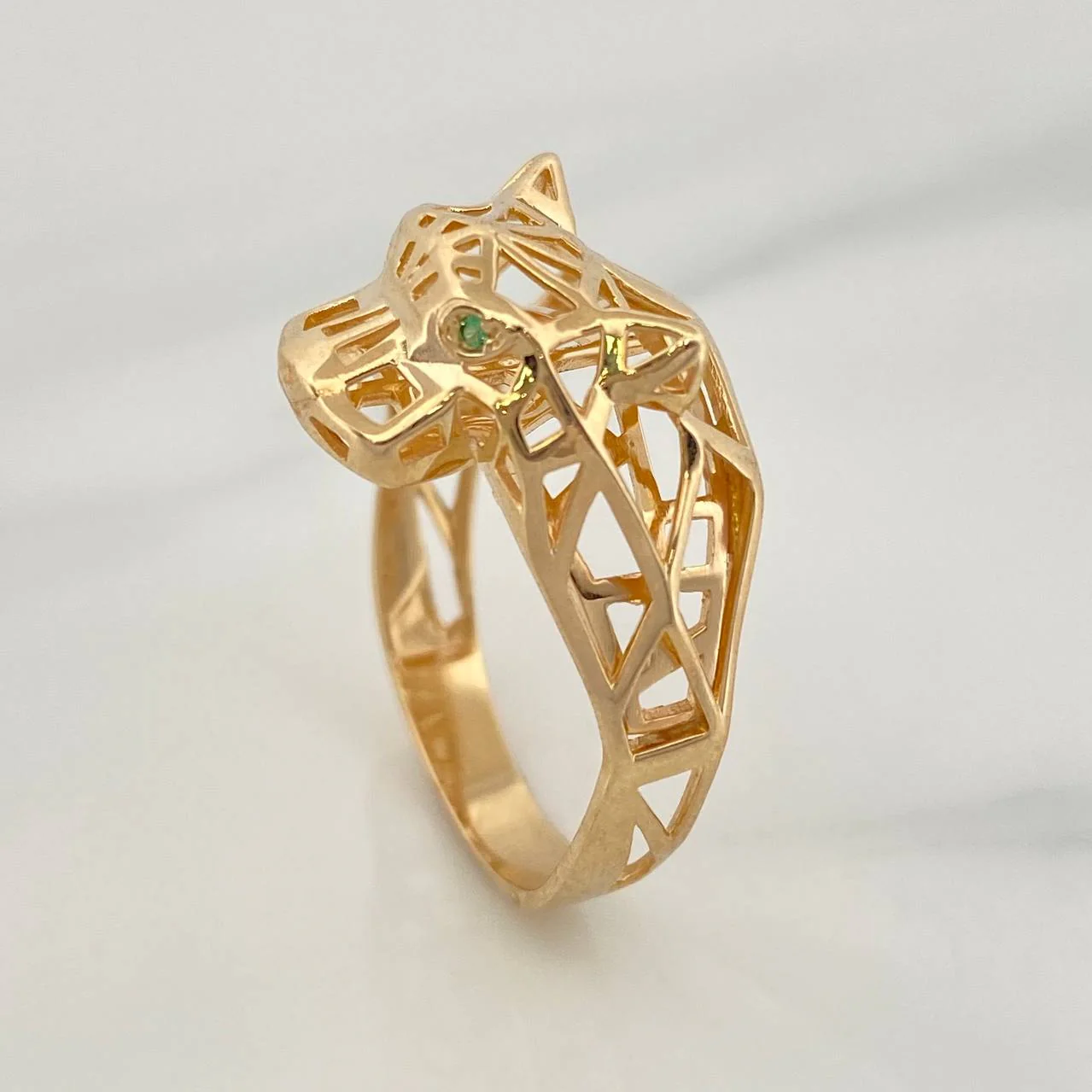 Anillo Pantera Filigrana 3.95gr / T9 3/4 / Oro Amarillo 18K % - Image 2