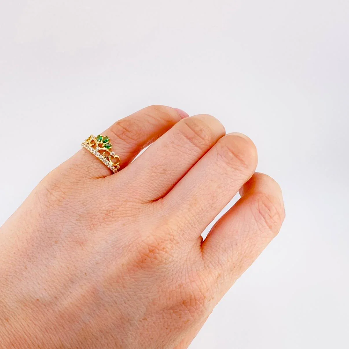 Anillo Pavo Real 2.3 g / T5 Oro Amarillo 18K - Image 4
