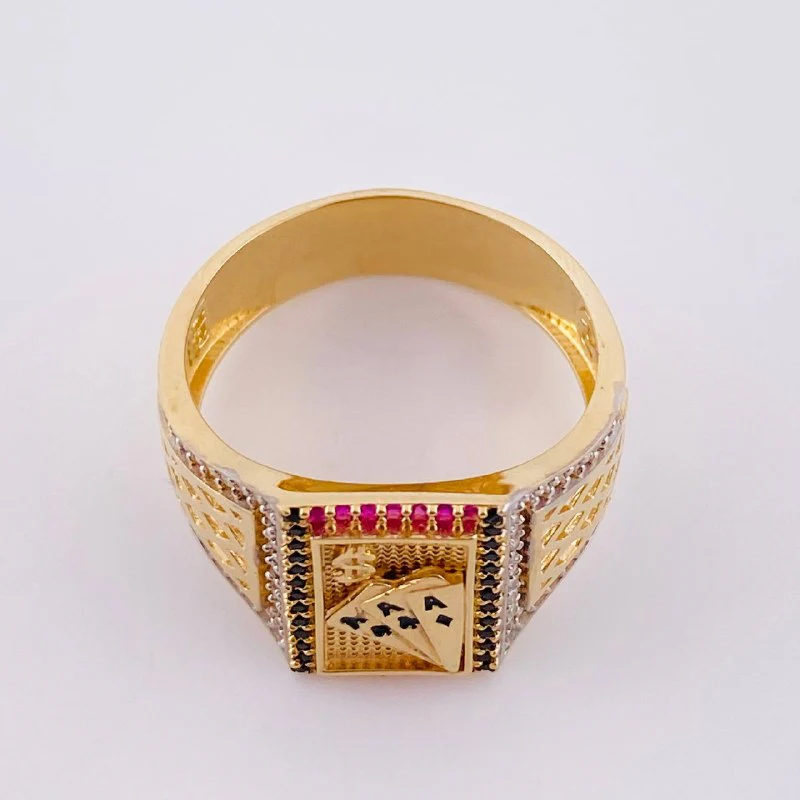 Anillo Poker Filigrana 7.2 g / T10 1/4 Oro Amarillo 18K - Image 3
