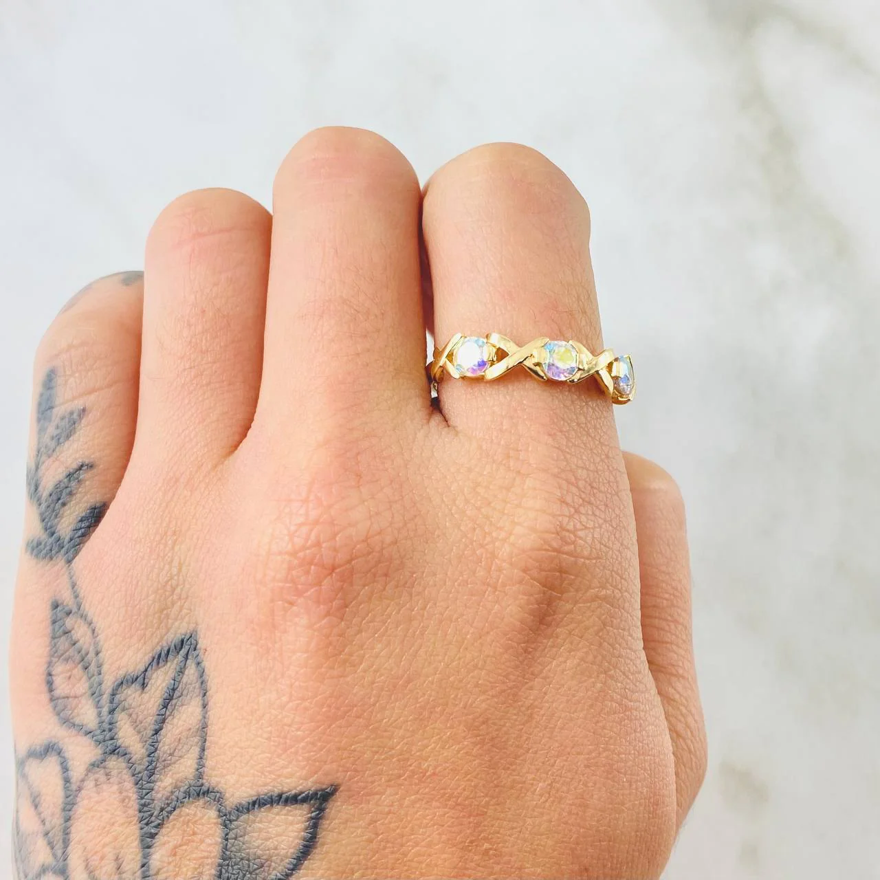 Anillo Prismal 2.25gr / T6 / Oro Amarillo 18K - Image 4