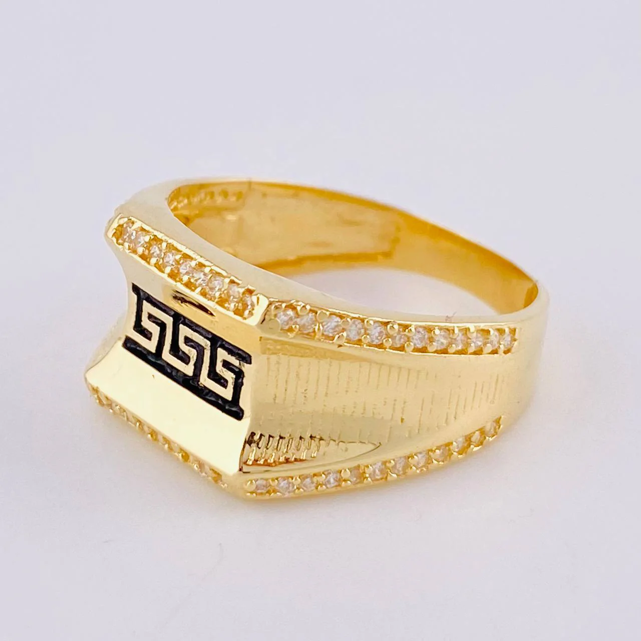 Anillo Rustico Tribal 4.9 g / T9 Oro Amarillo 18K - Image 2