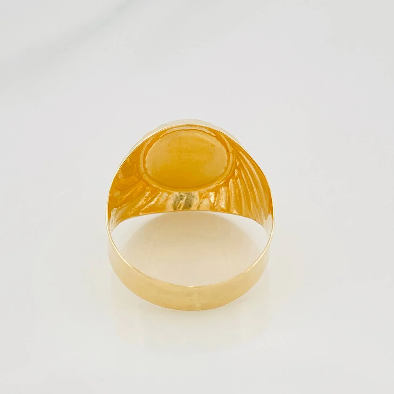 Anillo San Jose 3.9g / T7 3/4 Oro Amarillo 18K - Image 4
