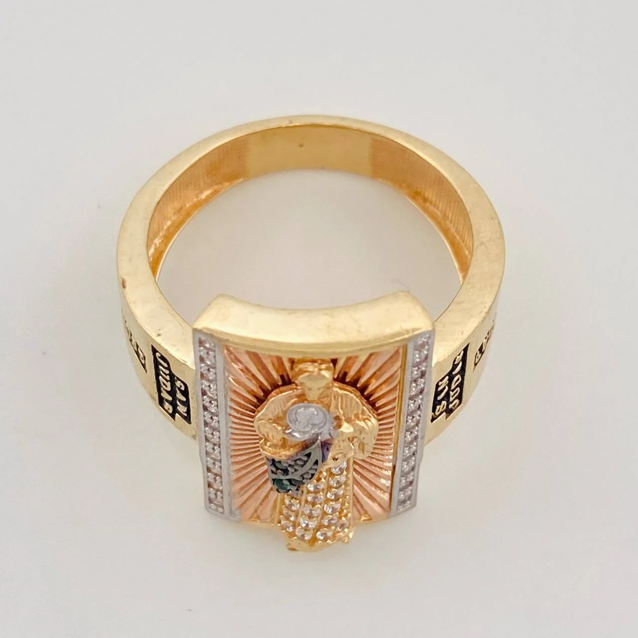 Anillo San Judas 8.8g / T9 Tres Oros 18K - Image 3