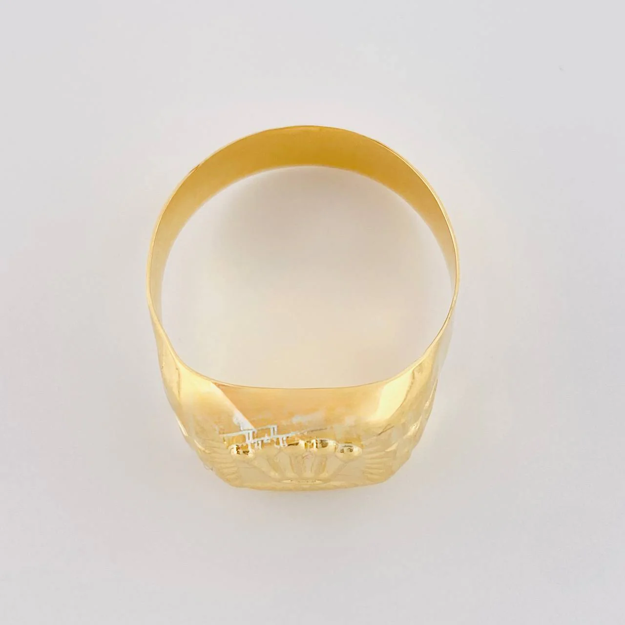 Anillo Sello Corona 2.65 g / T9 1/2 Oro Amarillo 18K - Image 2