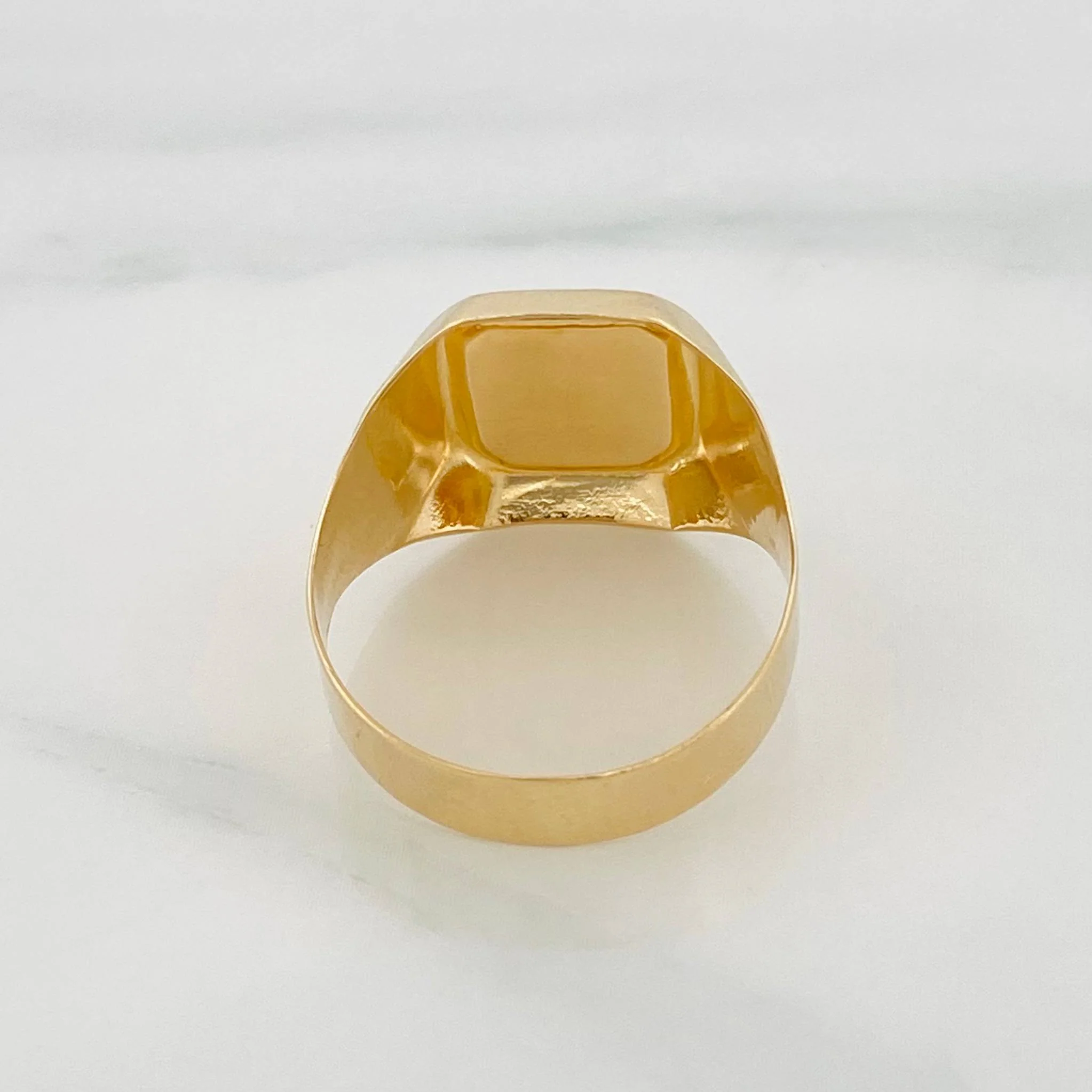 Anillo Sello Corona 3.45 g / T9 1/4 Oro Amarillo 18K - Image 4