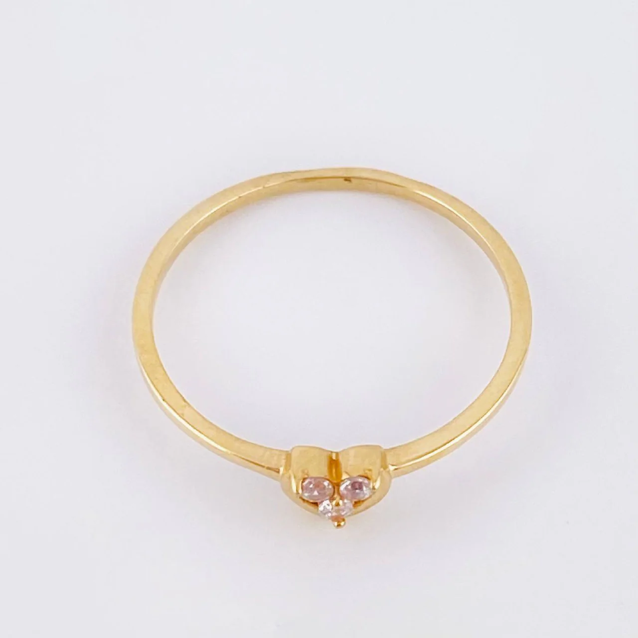 Anillo Silueta Corazon 0.95gr / T5 3/4 / Oro Amarillo 18K © - Image 3