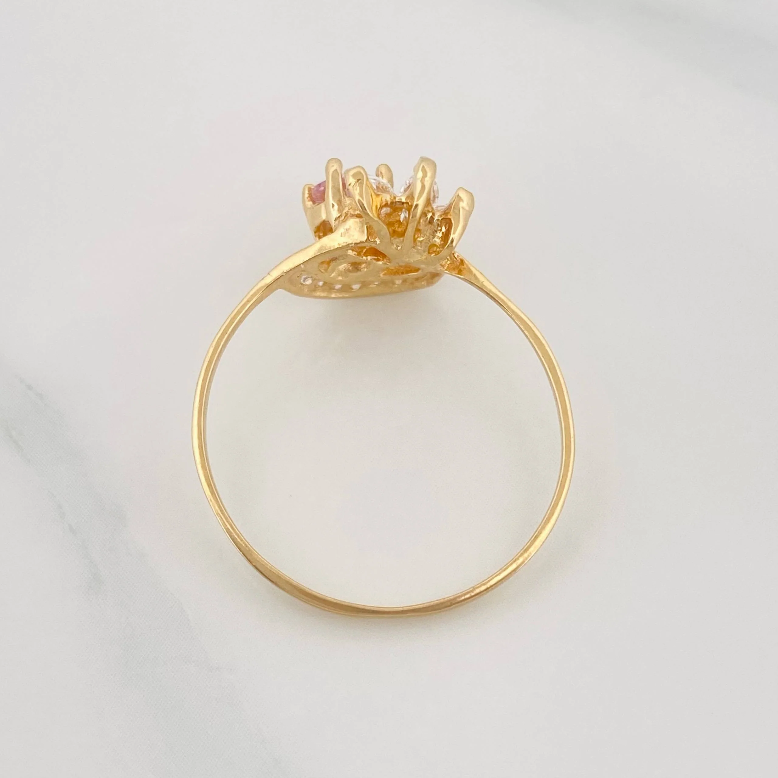 Anillo Sirena 1.9g / T8 1/4 Oro Amarillo 18K - Image 4