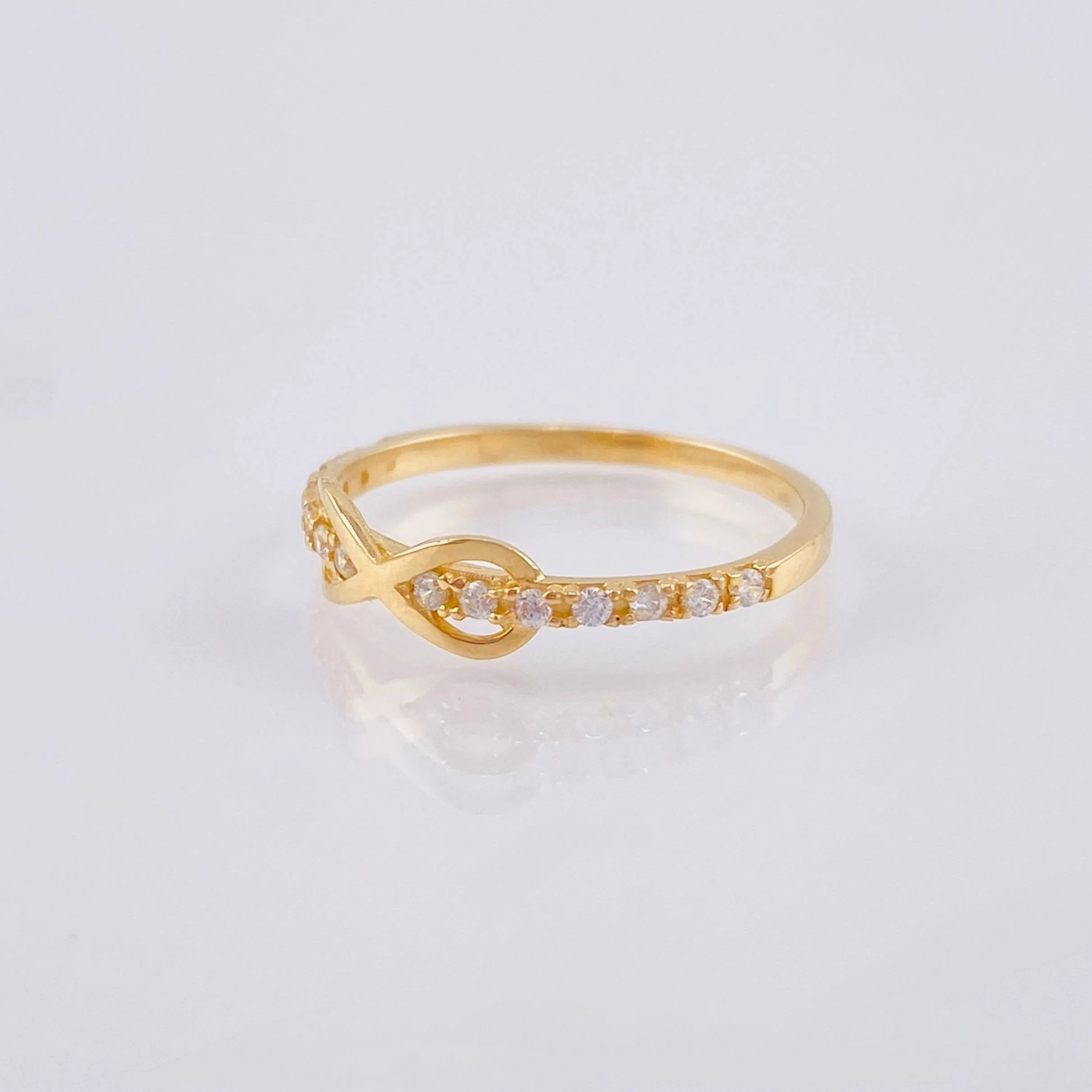 Anillo Sobresalto Infinito 1.25gr / T5 / Oro Amarillo 18K * - Image 2