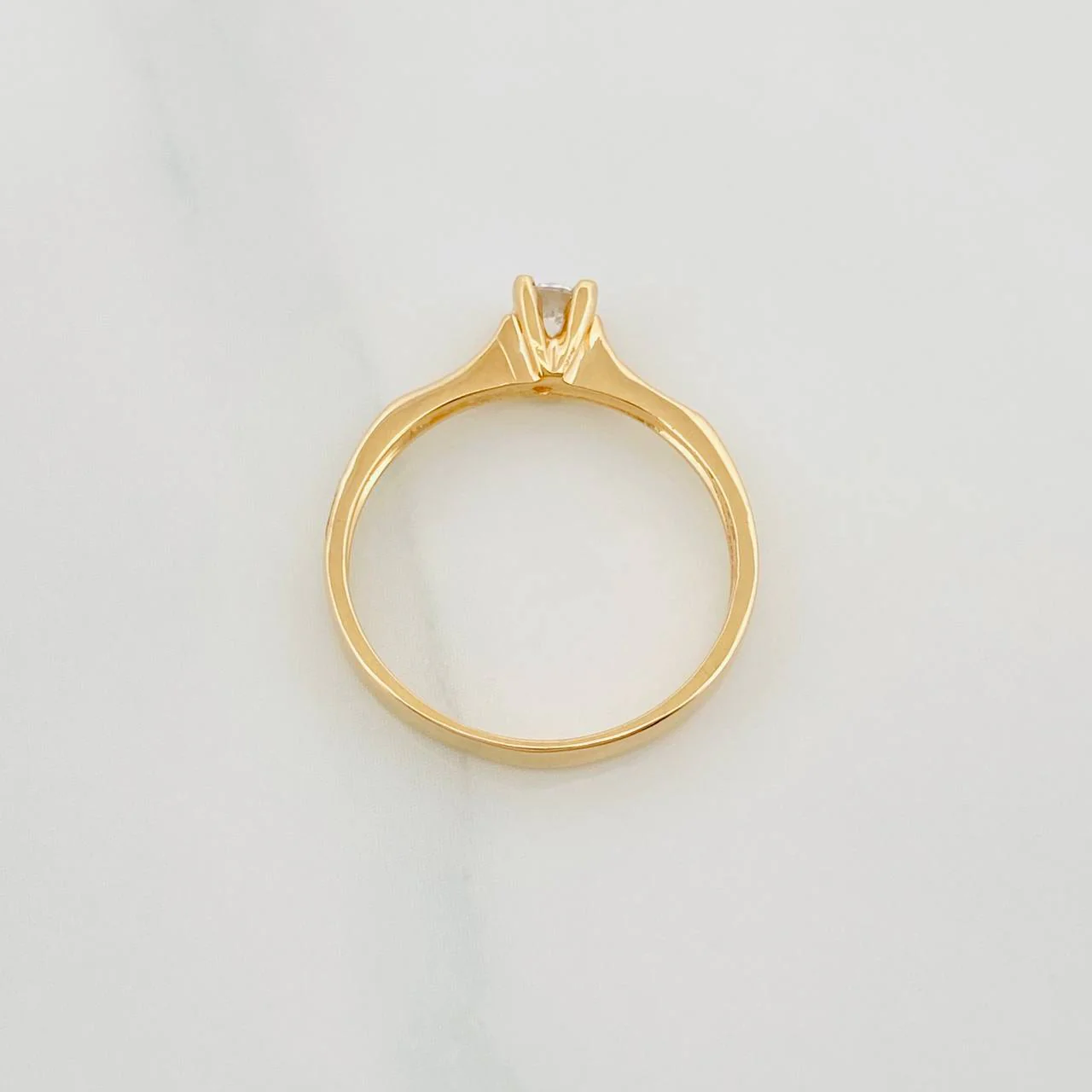 Anillo Solitario 2.05 g / T5 1/2 Oro Amarillo 18K - Image 4