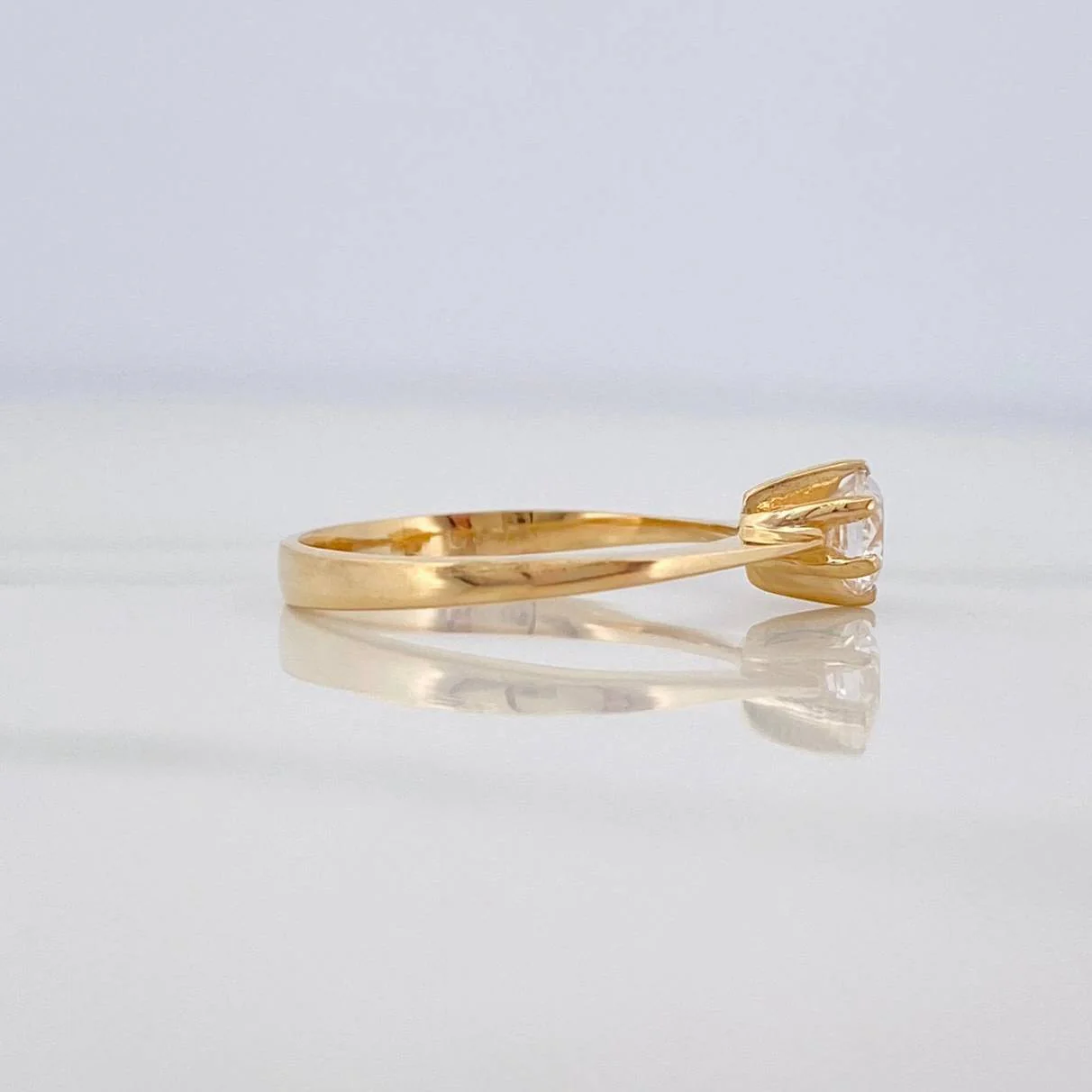 Anillo Solitario 2.1 g / T5 1/0 Oro Amarillo 18K - Image 3