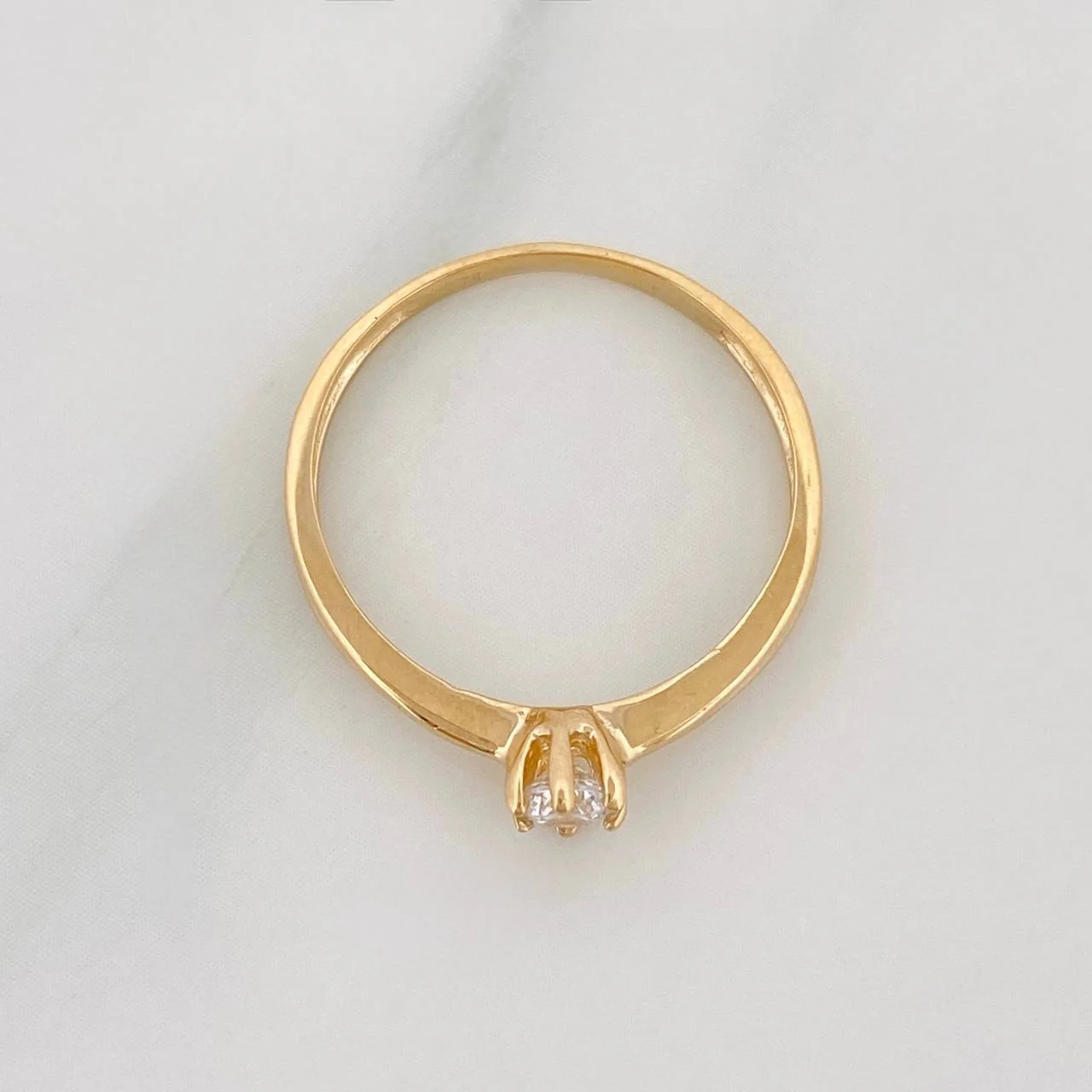 Anillo Solitario 2.1 g / T5 1/0 Oro Amarillo 18K - Image 4