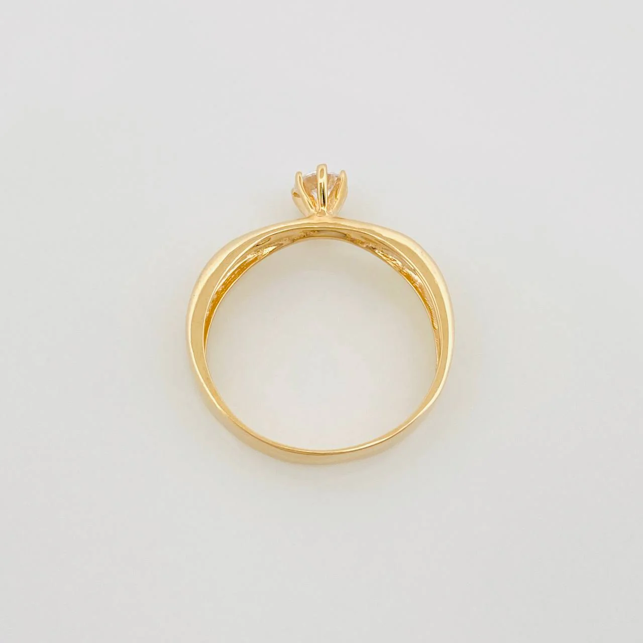 Anillo Solitario 2.15 g / T7 Oro Amarillo 18K - Image 4