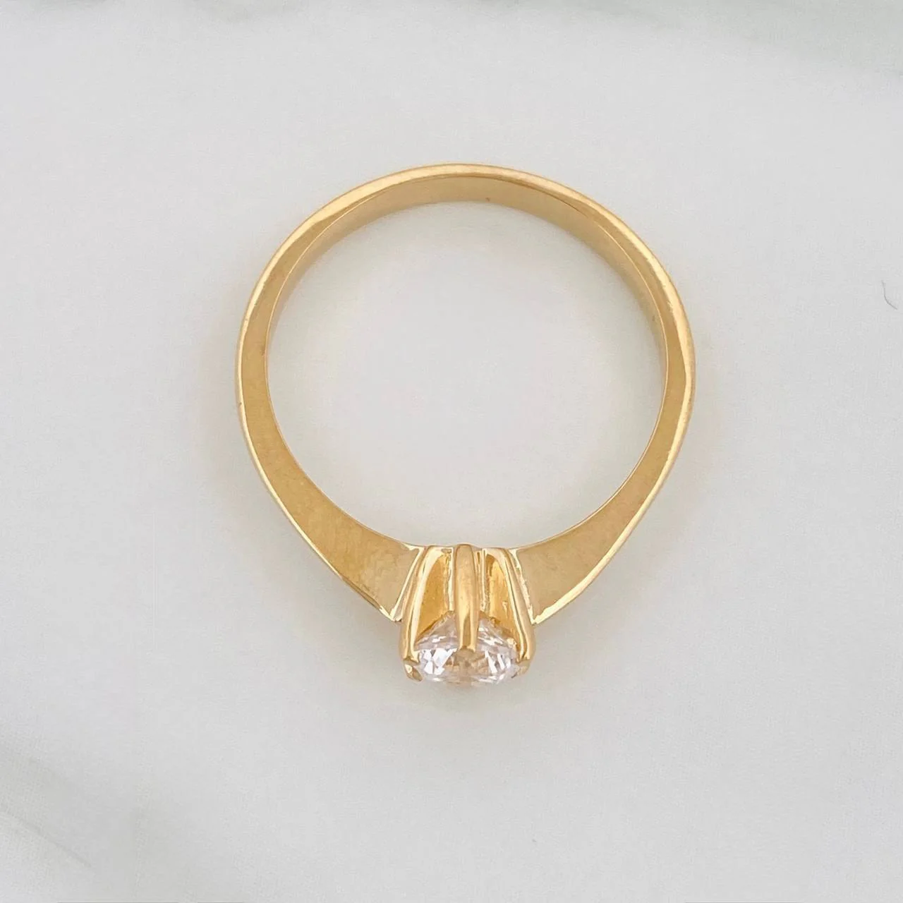 Anillo Solitario 2.2 g / T5 1/4 Oro Amarillo 18K - Image 4