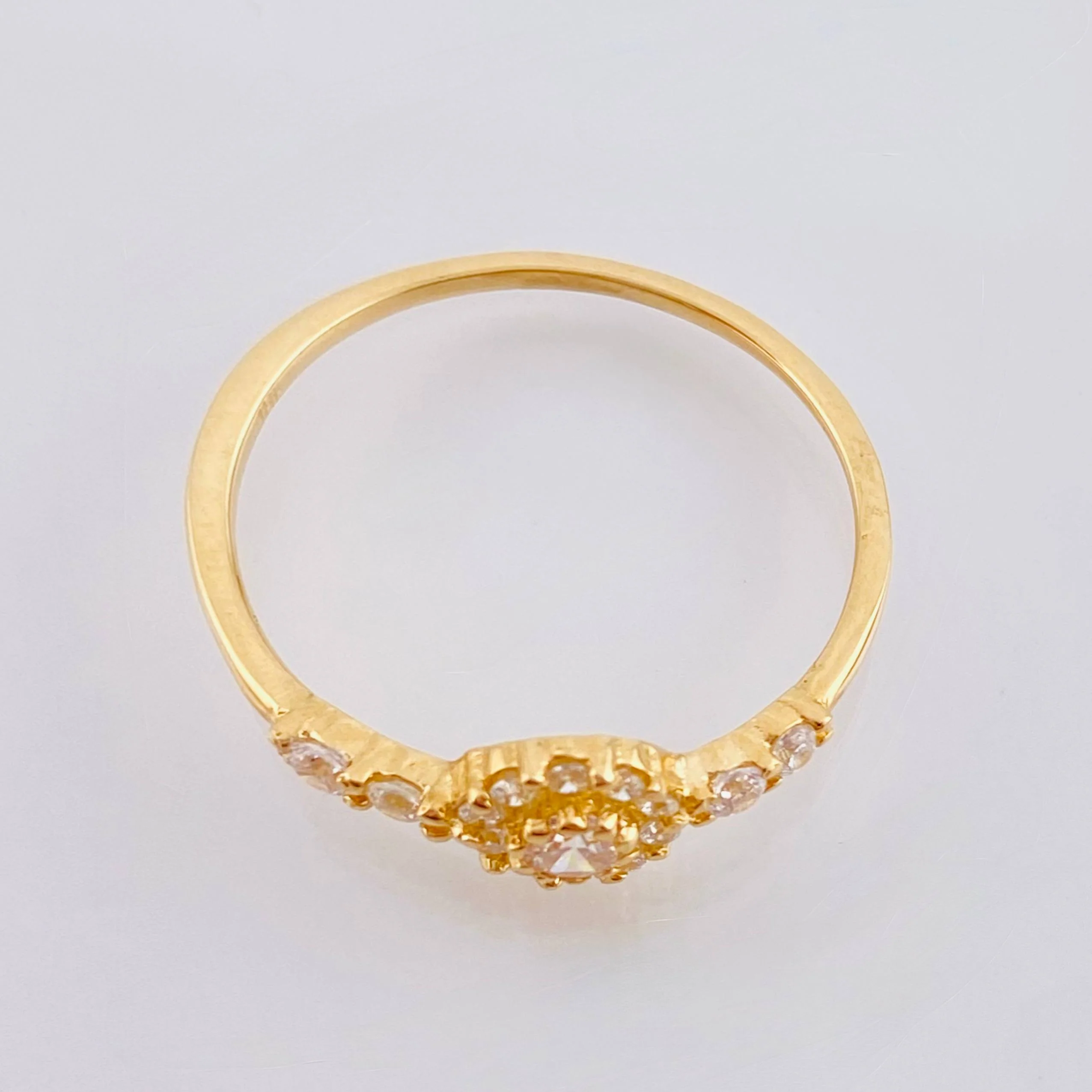 Anillo Solitario Cuatro Chispa 1.45gr / T7 / Oro Amarillo 18K © - Image 3