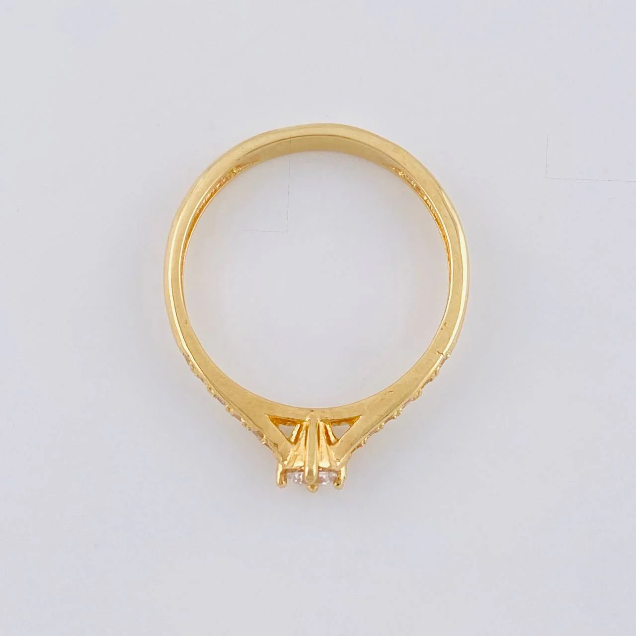 Anillo Solitario Cuatro Garras 1.95 g / T5 3/4 Oro Amarillo 18K - Image 3