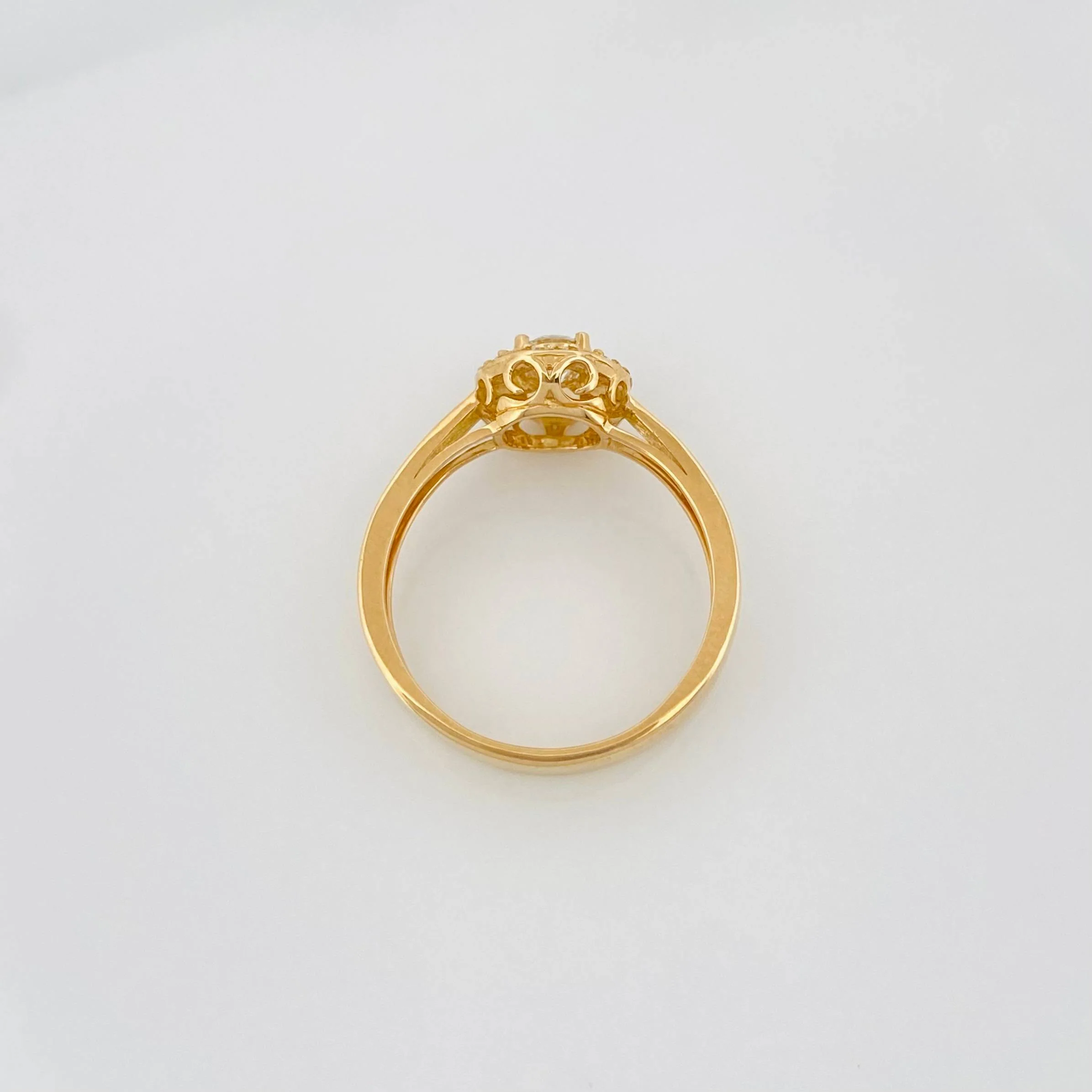 Anillo Solitario Diamantes 38Pts 2.85 g / T6 3/4 Oro Amarillo 18K - Image 3