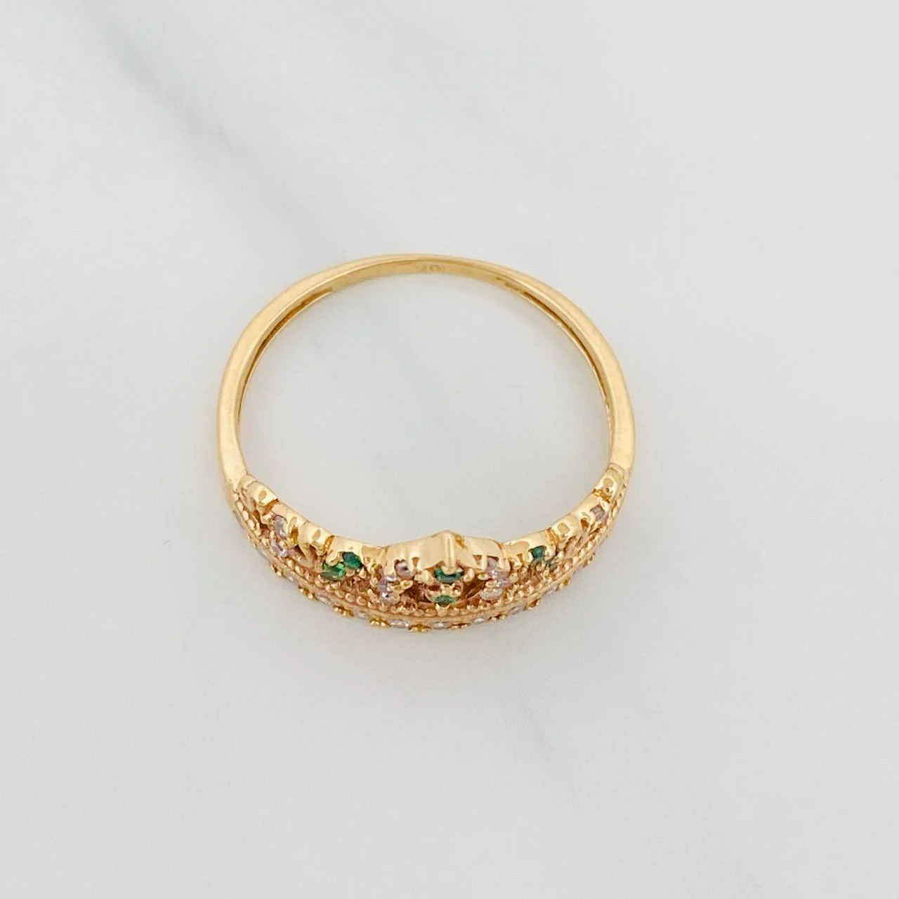 Anillo Tiara 2.1g / T6 1/2 Oro Amarillo 18K - Image 2
