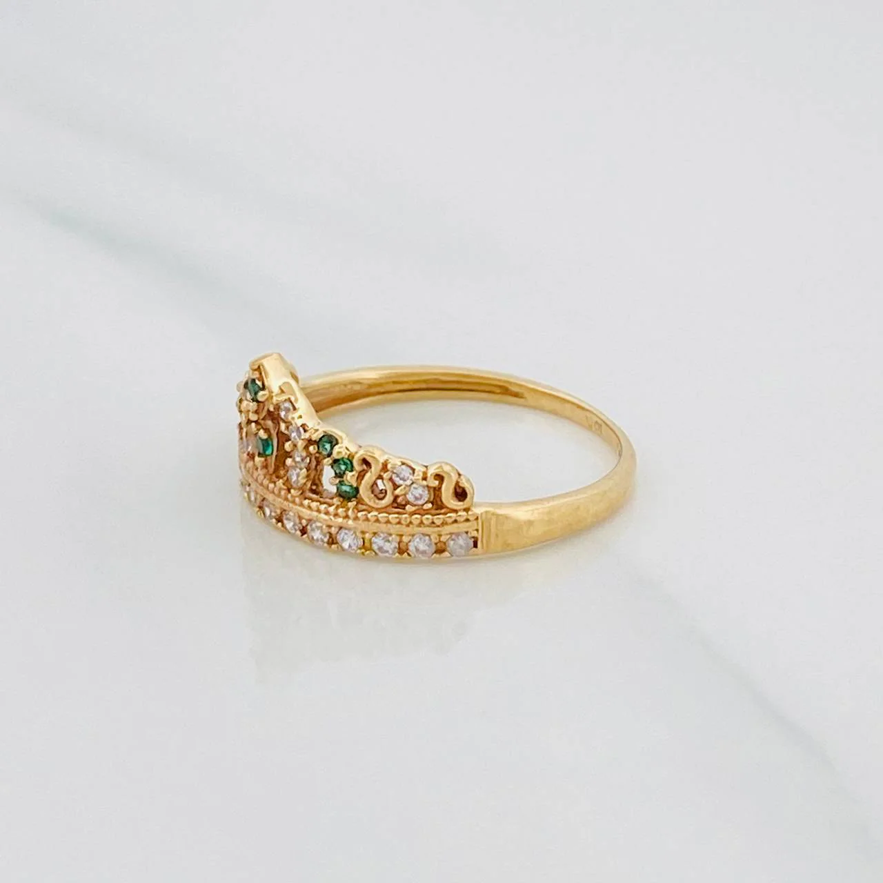 Anillo Tiara 2.1g / T6 1/2 Oro Amarillo 18K - Image 3