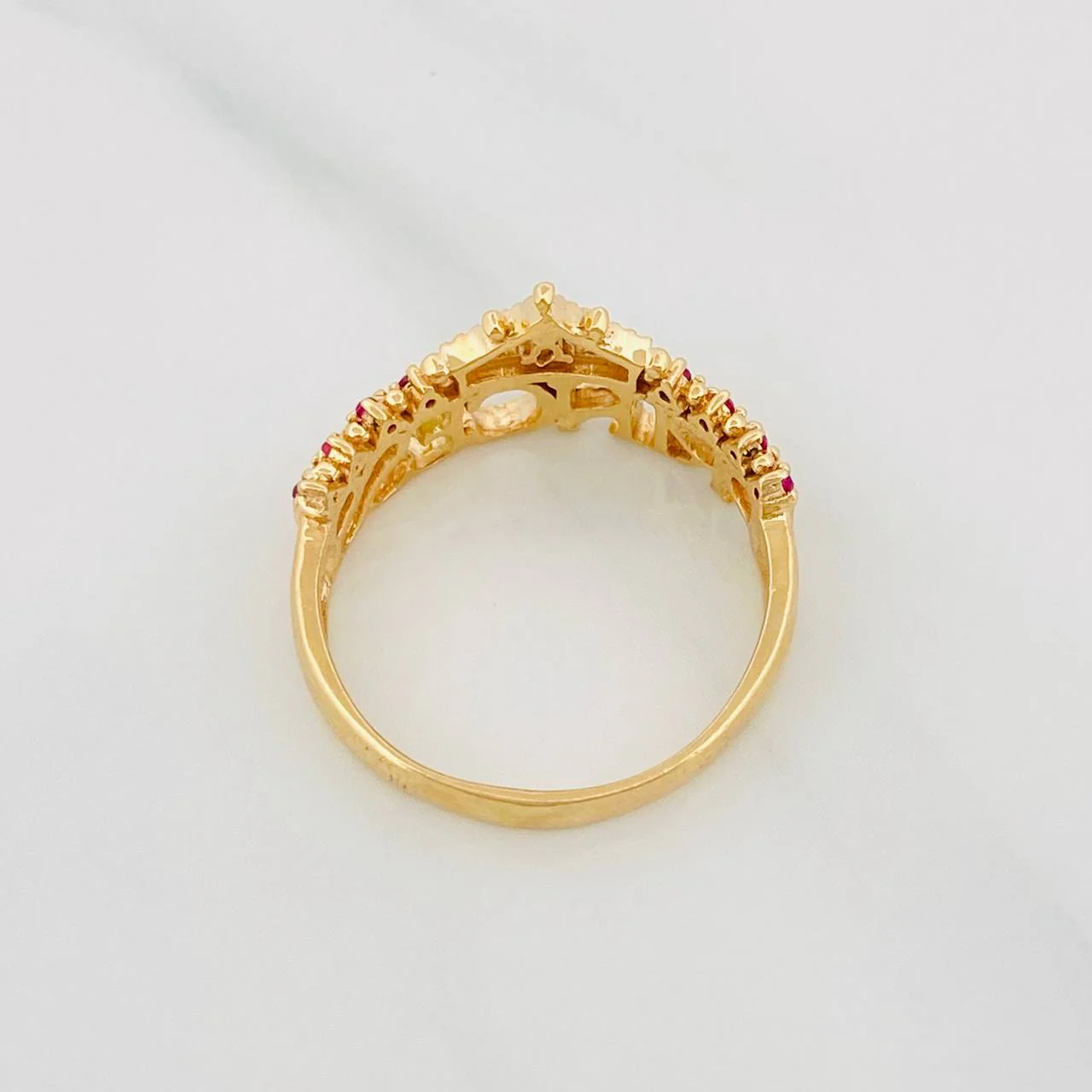 Anillo Tiara Princess 2.95g / T6 1/2 Oro Amarillo 18K - Image 4