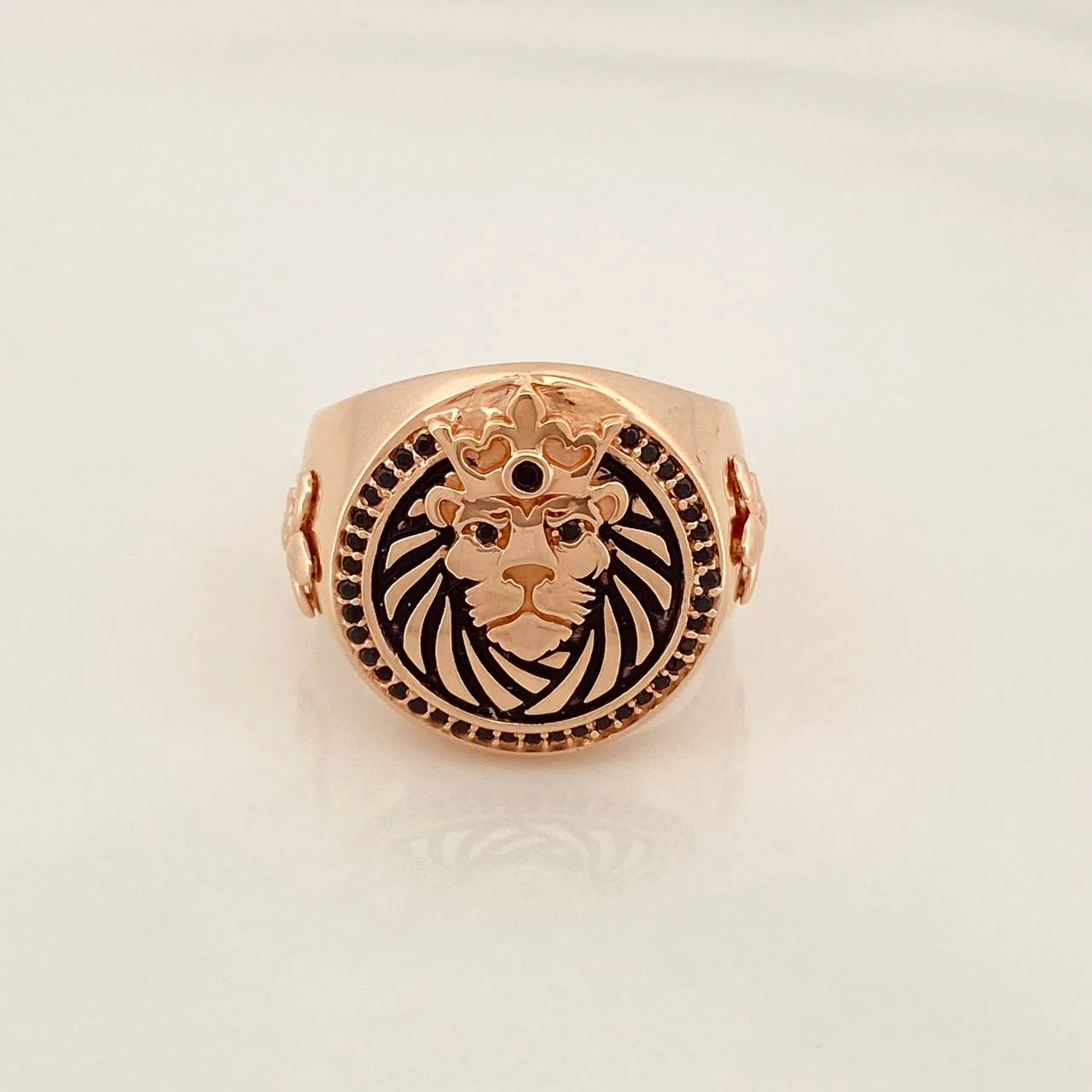 Anillo Tigre 10.15g / T10 3/4 Oro Rosa 18K