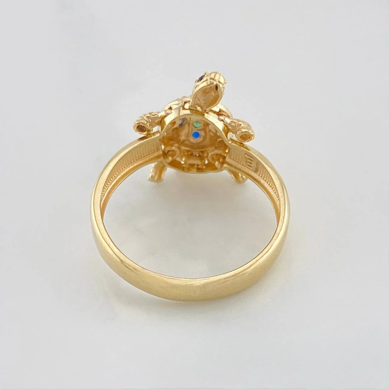 Anillo Tortuga 2.85g / T6 3/4 Oro Amarillo 18K - Image 4