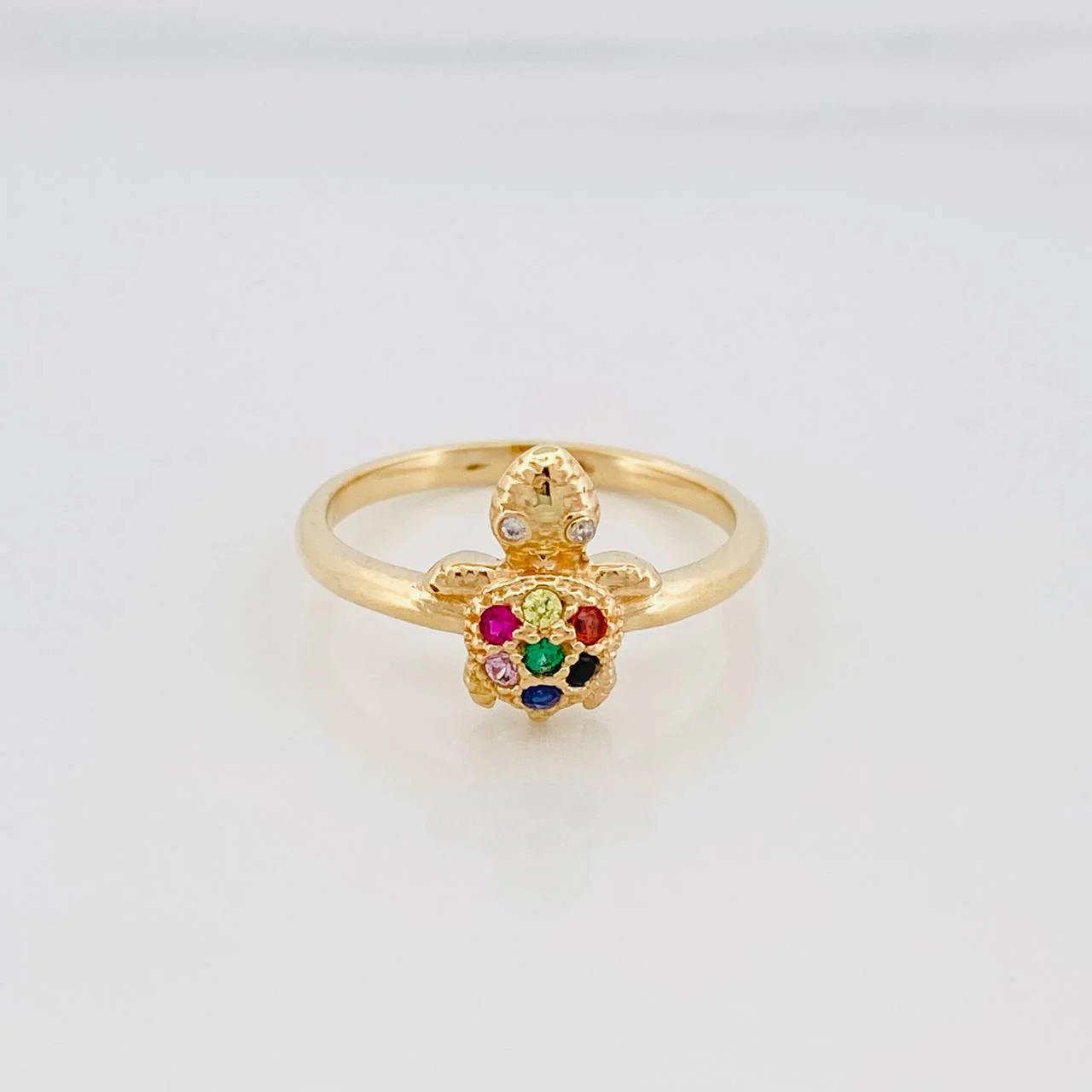 Anillo Tortuga 2.9 g / T6 1/2 Oro Amarillo 18K