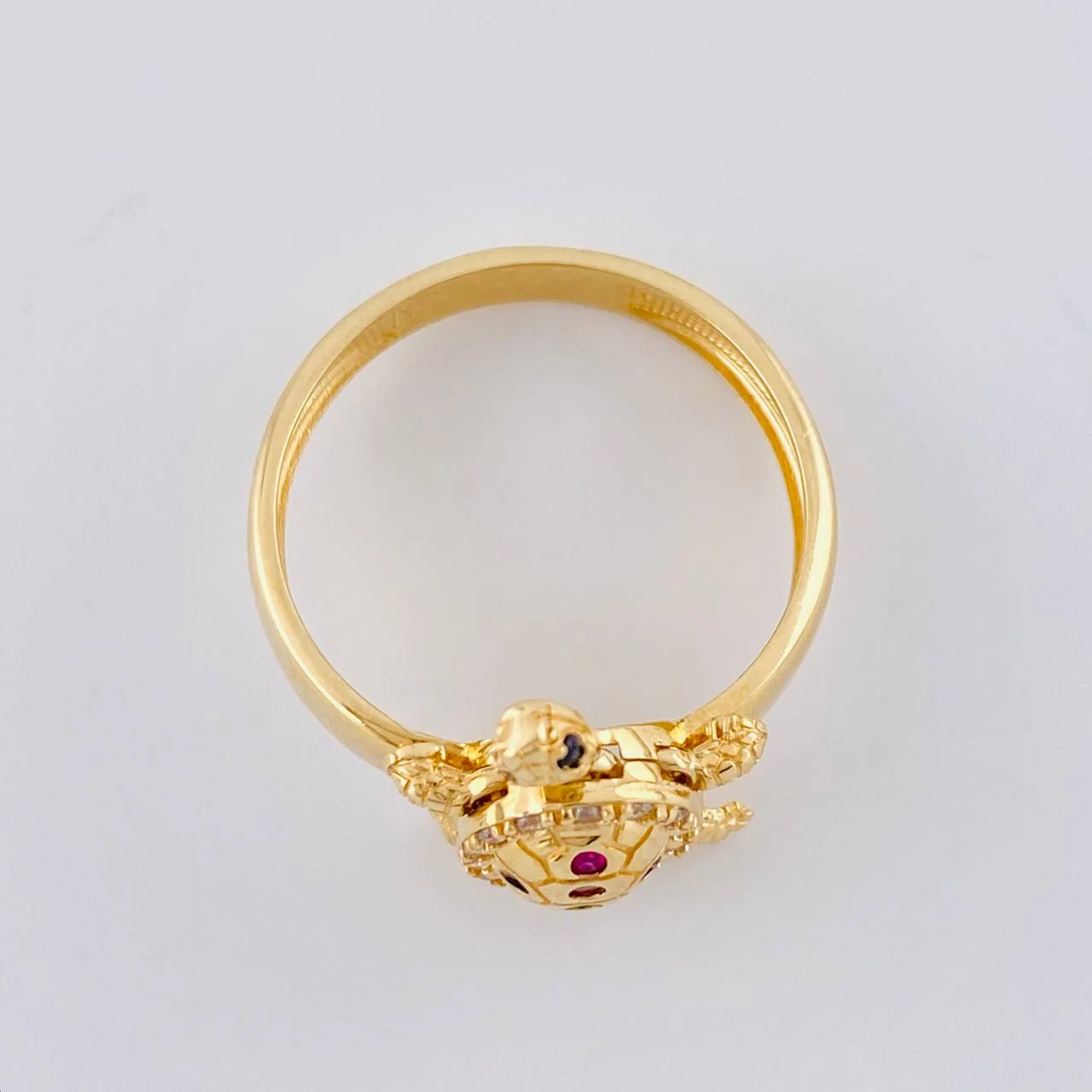 Anillo Tortuga Móvil 2.8 g / T6 Oro Amarillo 18K - Image 3