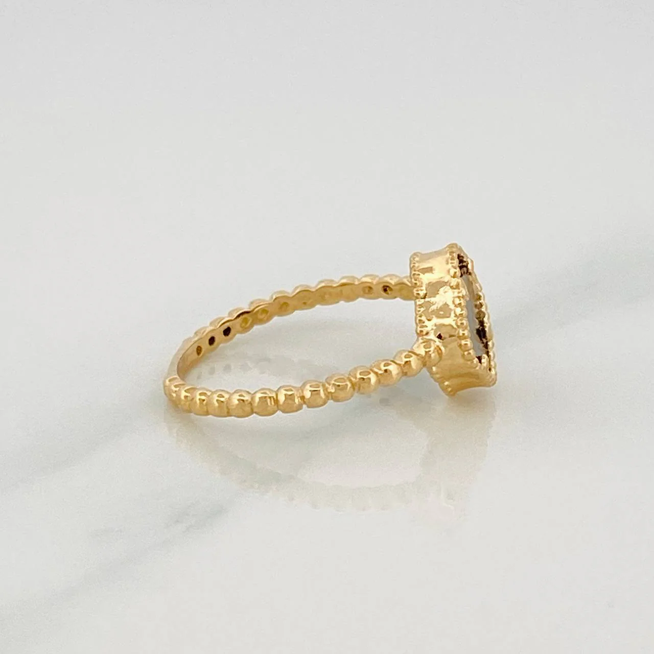 Anillo Trebol 1.95g / T6 Oro Amarillo 18K - Image 3